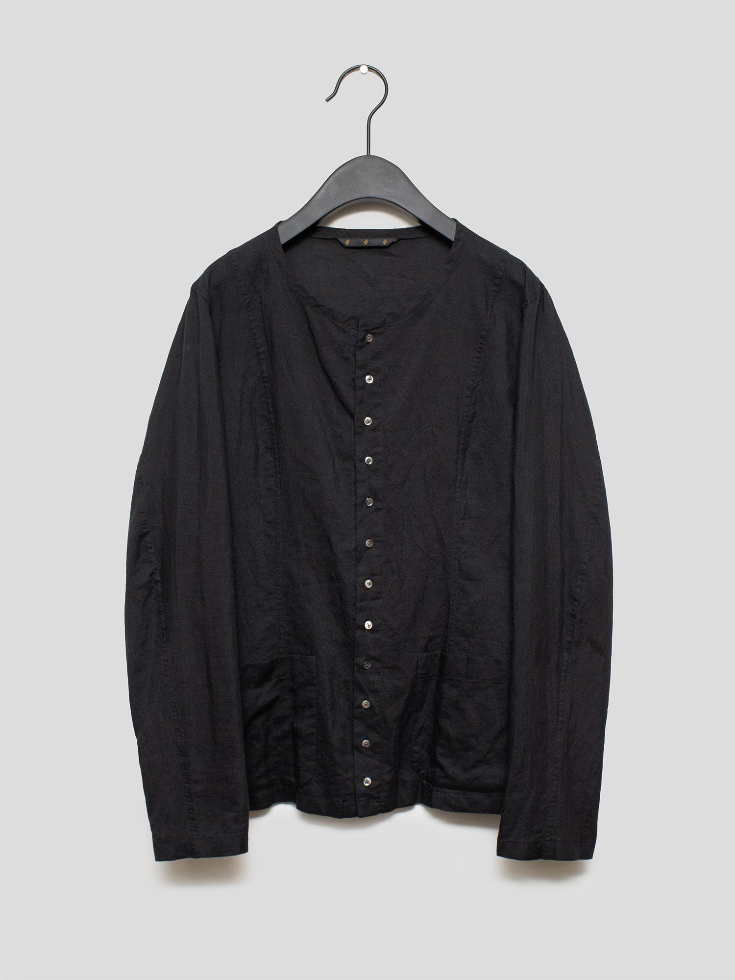 Collarless Shirt