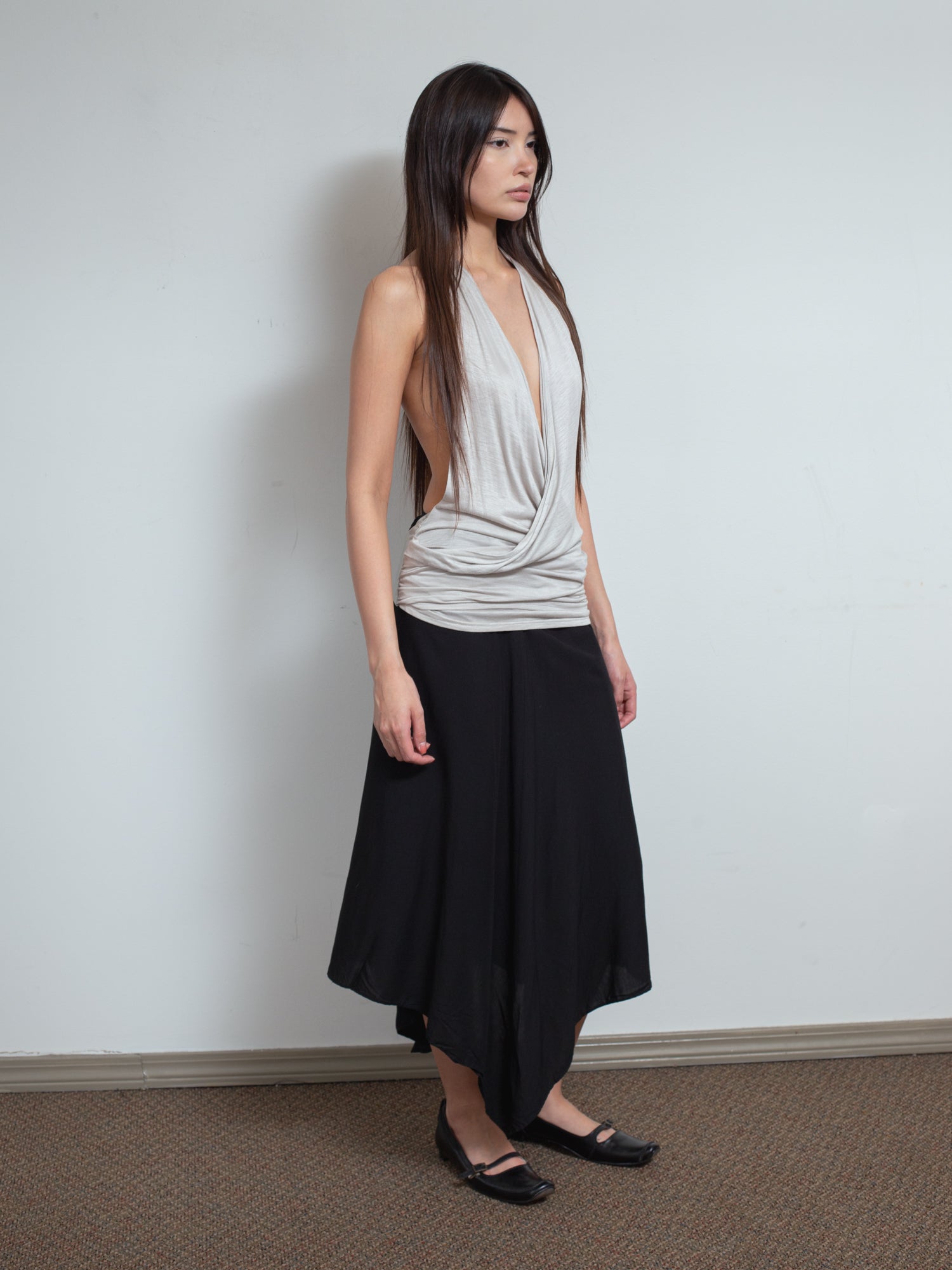 Halter-Neck Wrap Top