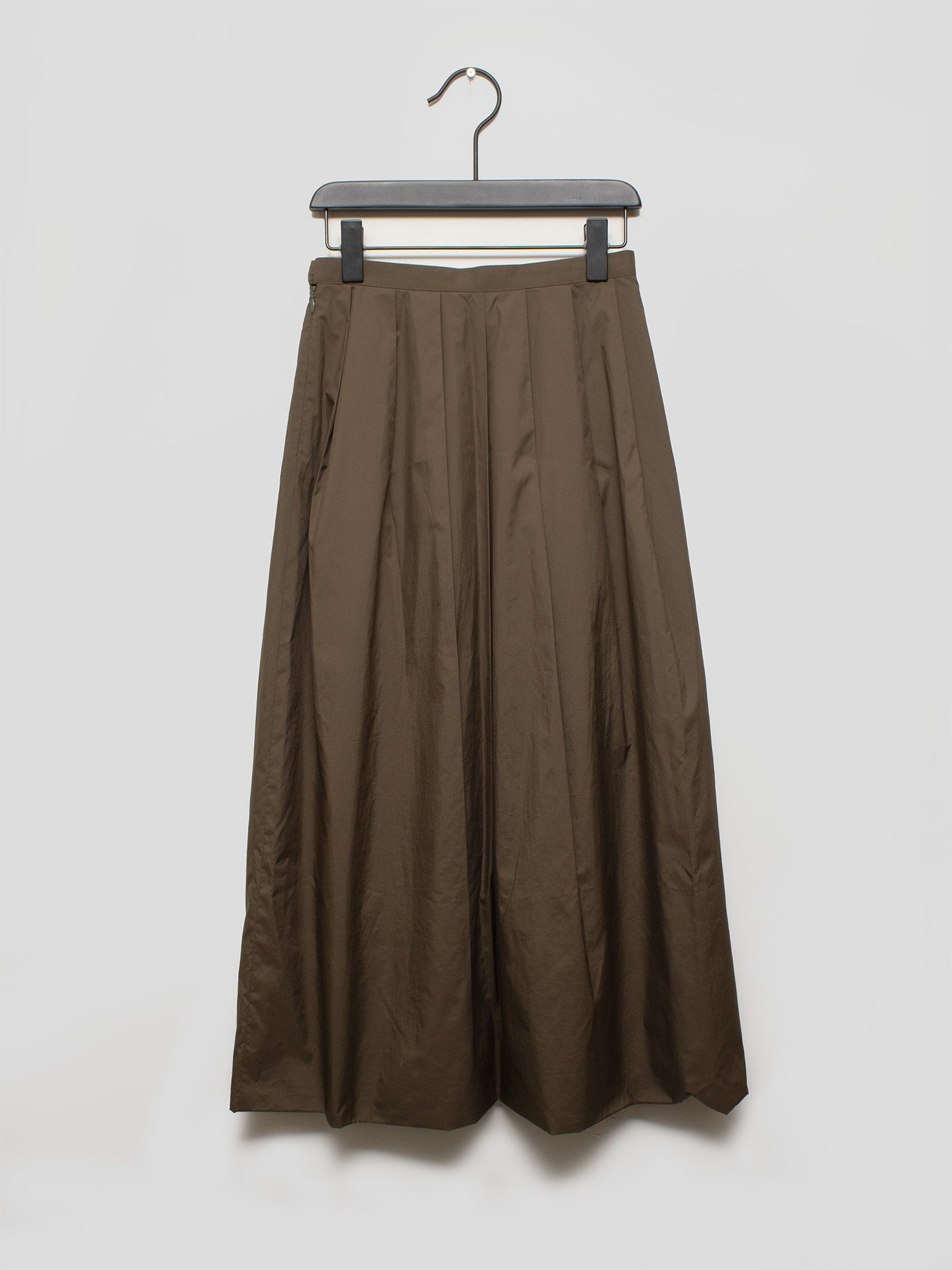 Nylon Pleated Skirt