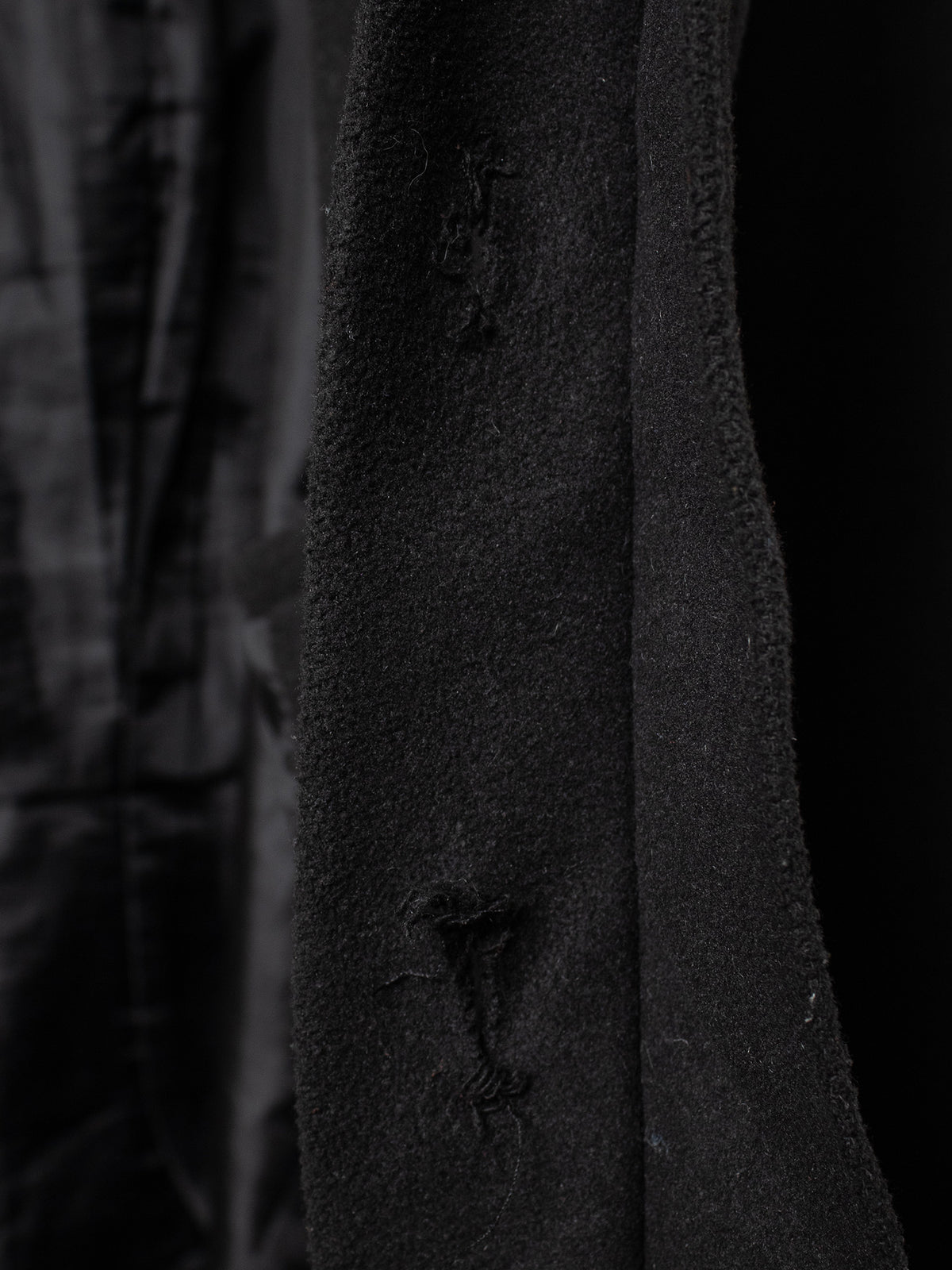 Asymmetrical Stand Collar Coat