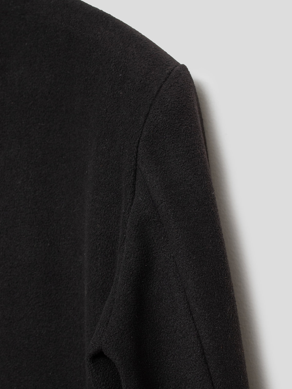 Asymmetrical Stand Collar Coat
