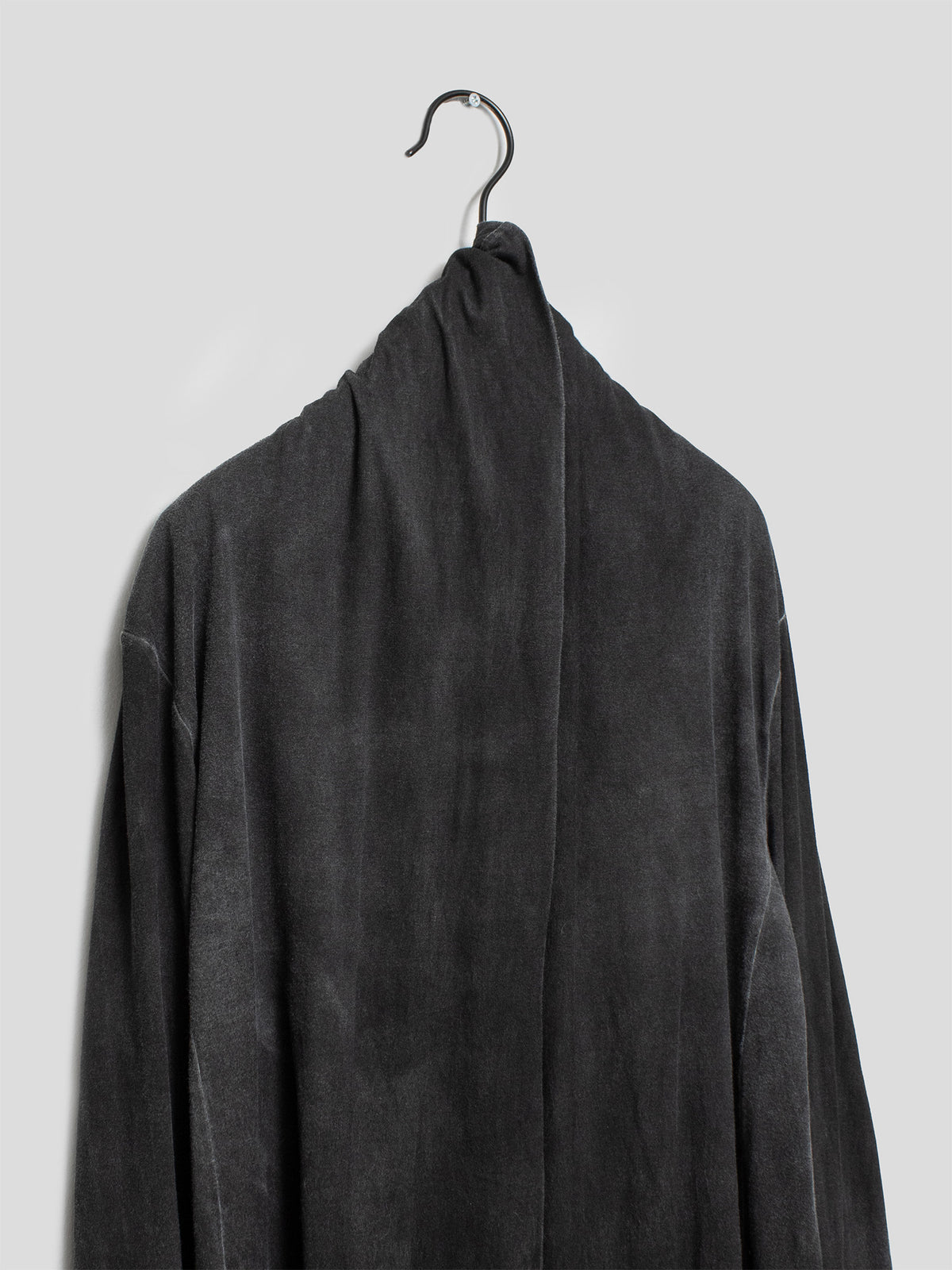 Surface-Dyed Open-Front Cardigan