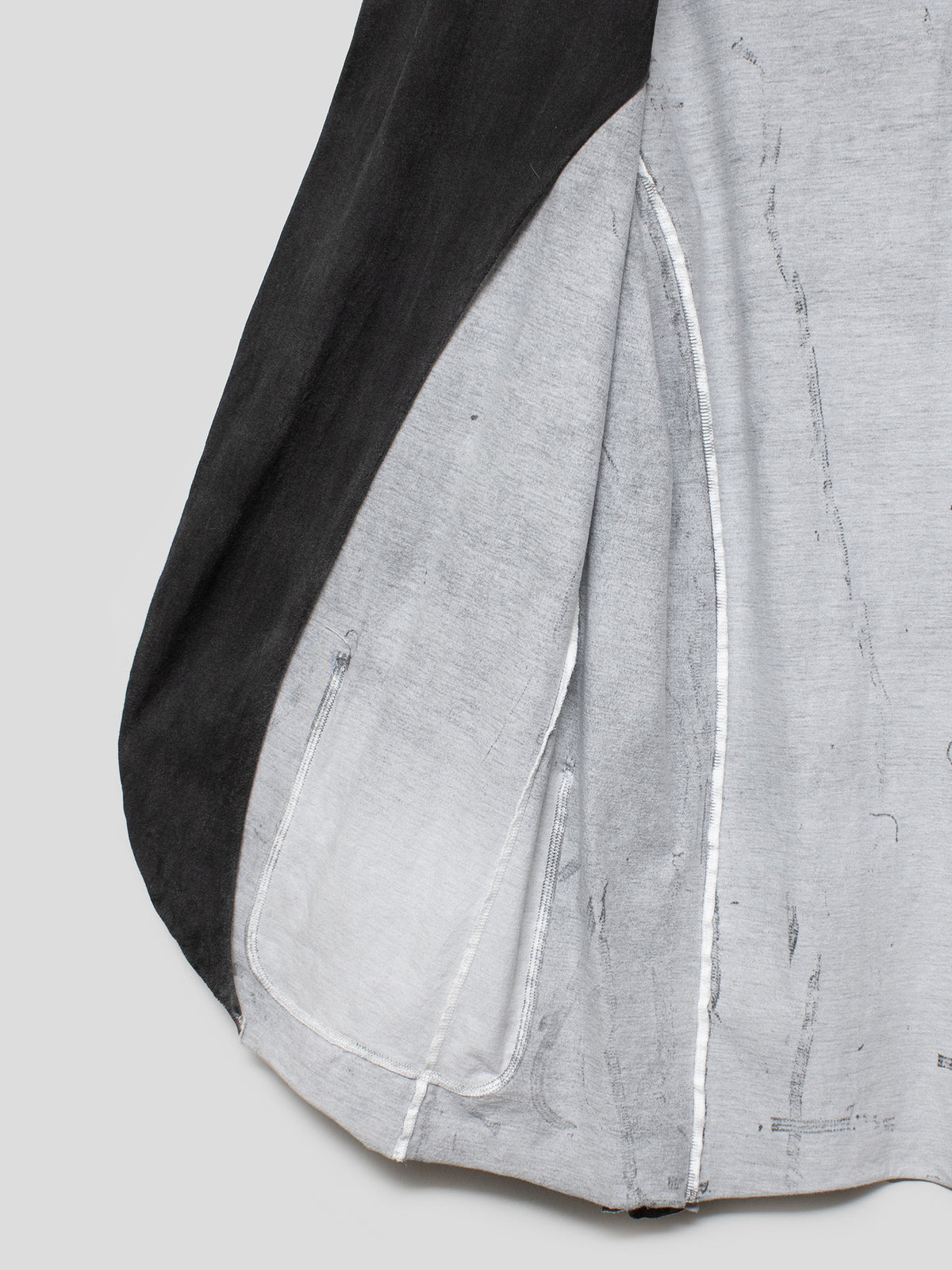Surface-Dyed Open-Front Cardigan