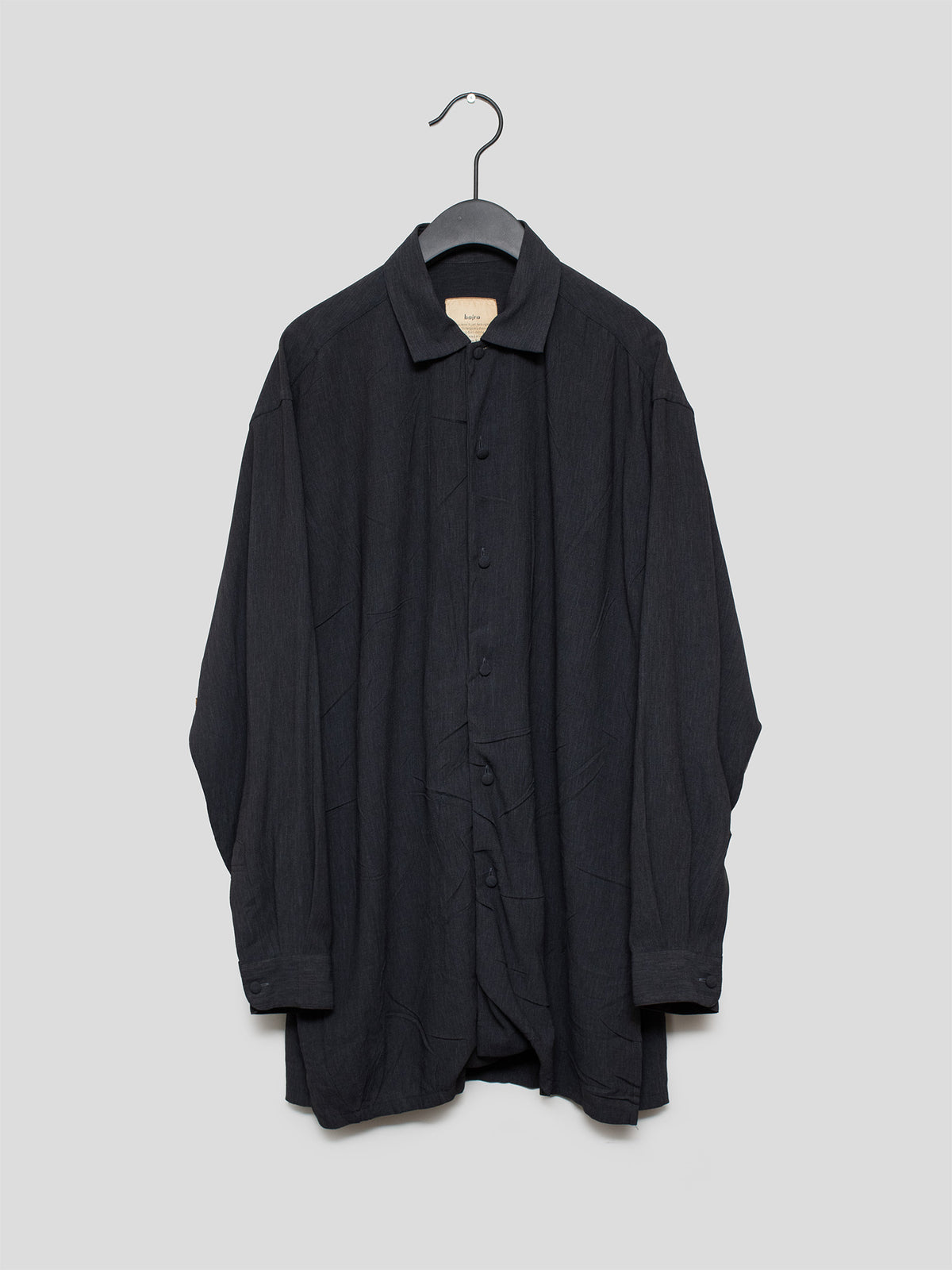 1990s Crinkled Button-Up Shirt