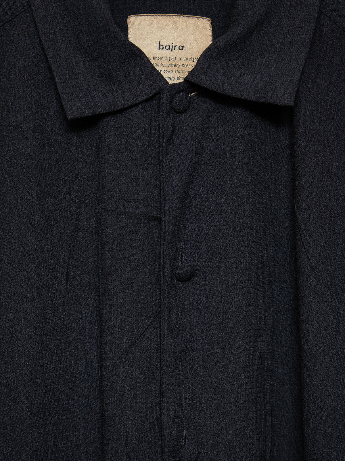 1990s Crinkled Button-Up Shirt