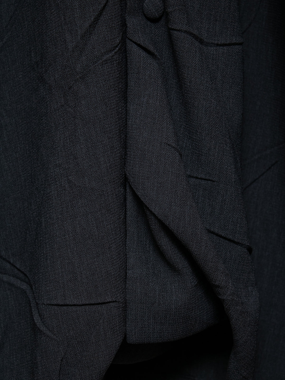1990s Crinkled Button-Up Shirt