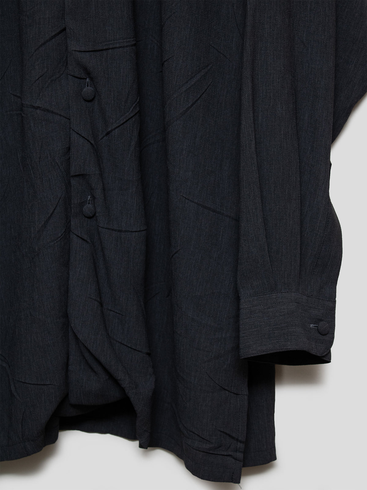 1990s Crinkled Button-Up Shirt