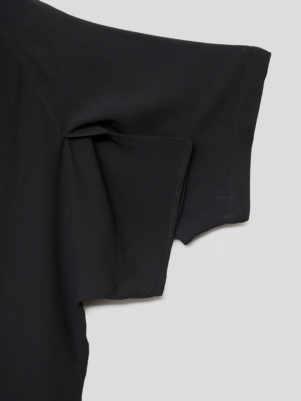 2000s Short-Sleeve Silk Dress