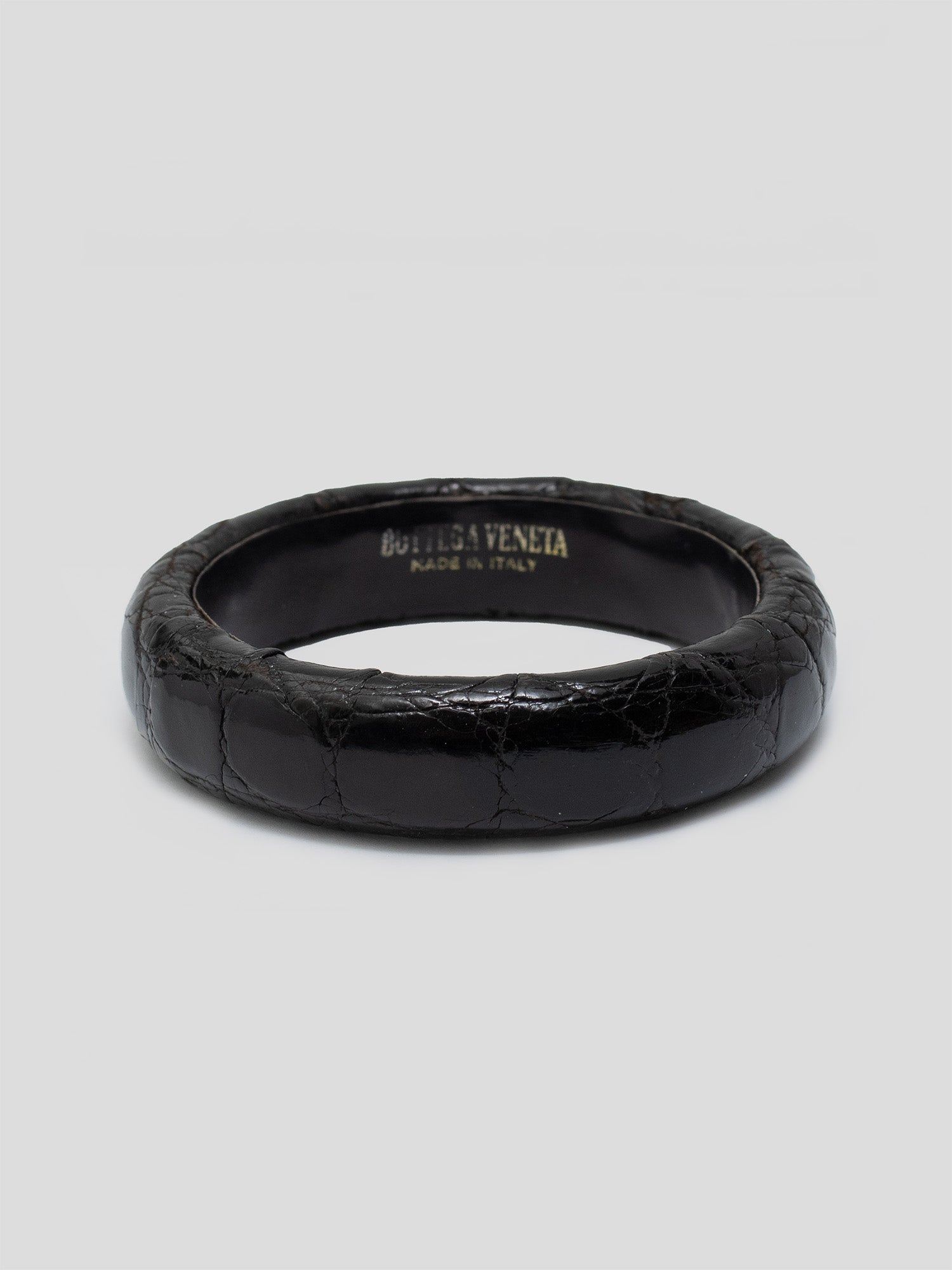 Textured Leather Bangle