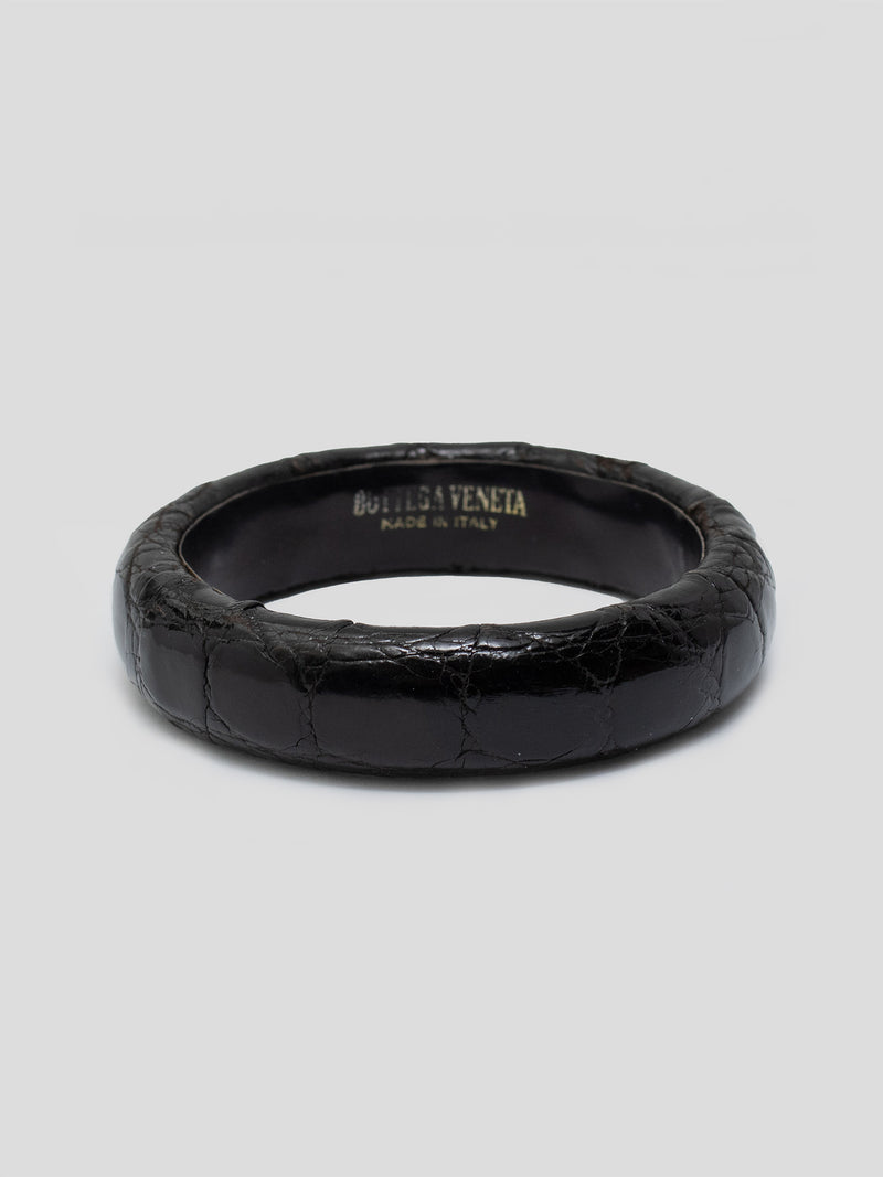 Textured Leather Bangle