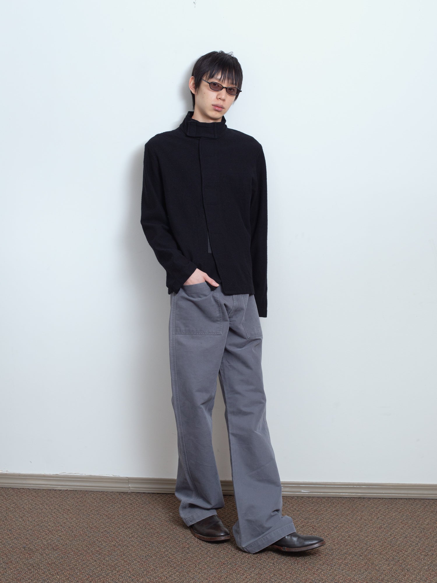 AW98 Velcro Placket Wool Jacket