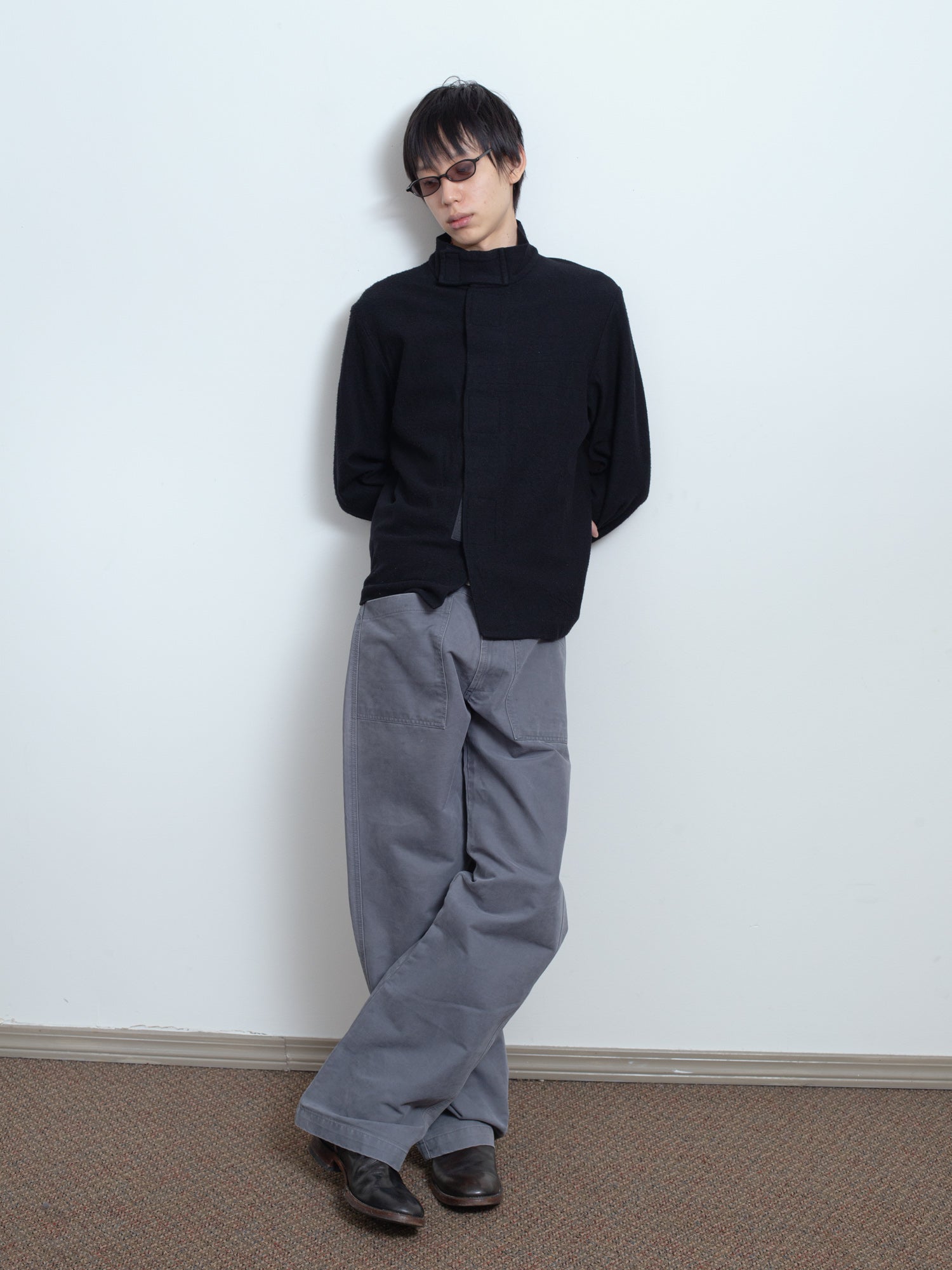 AW98 Velcro Placket Wool Jacket