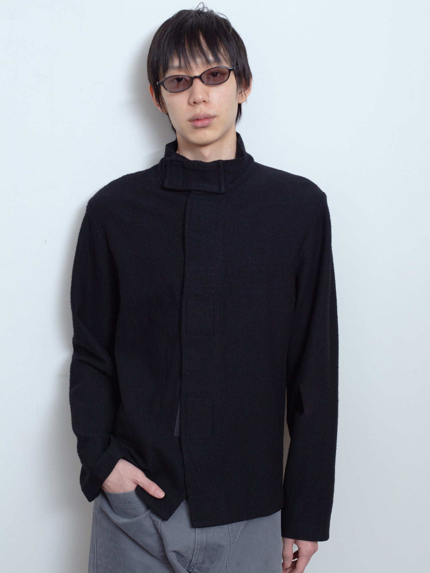 AW98 Velcro Placket Wool Jacket