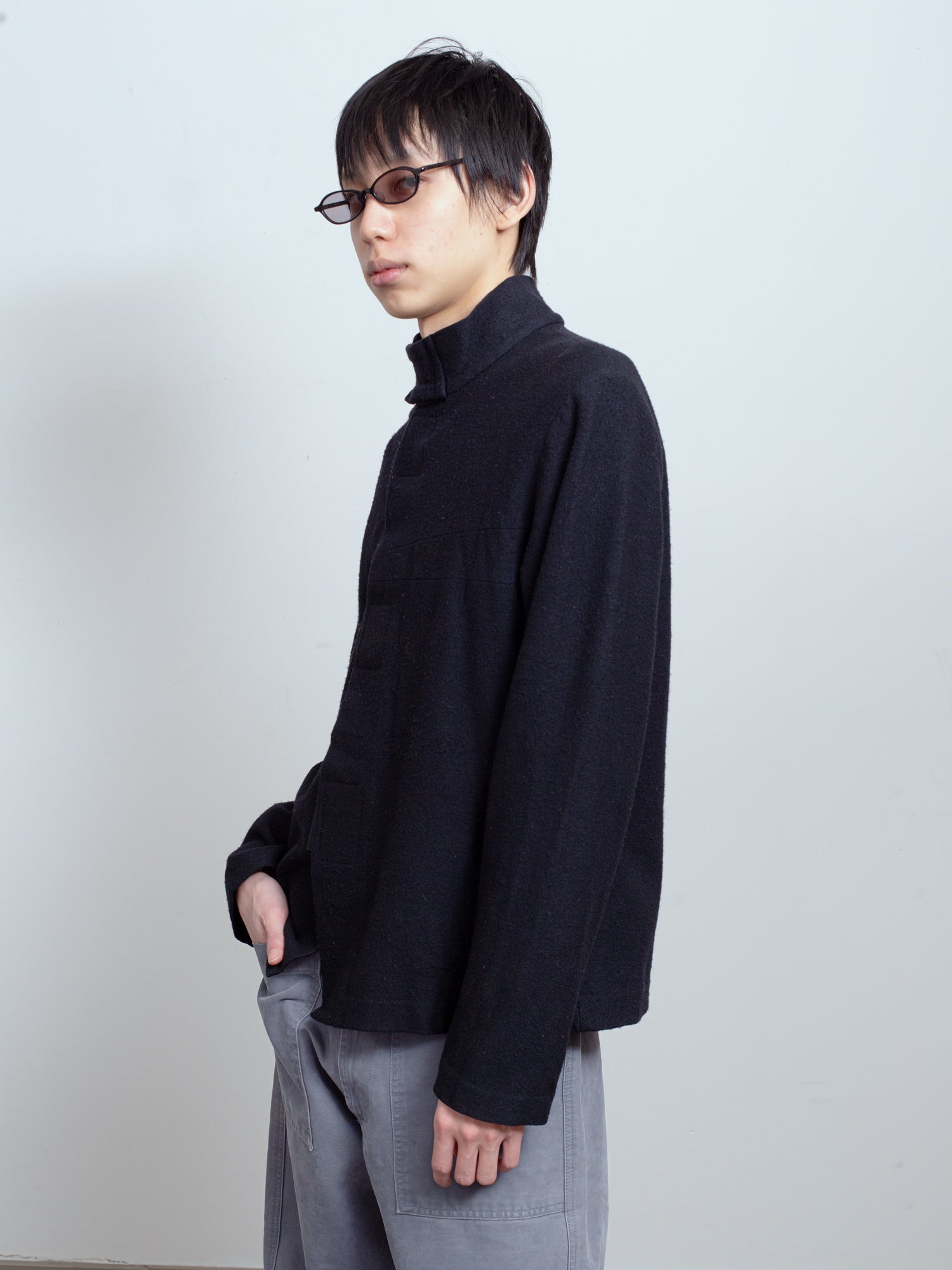 AW98 Velcro Placket Wool Jacket
