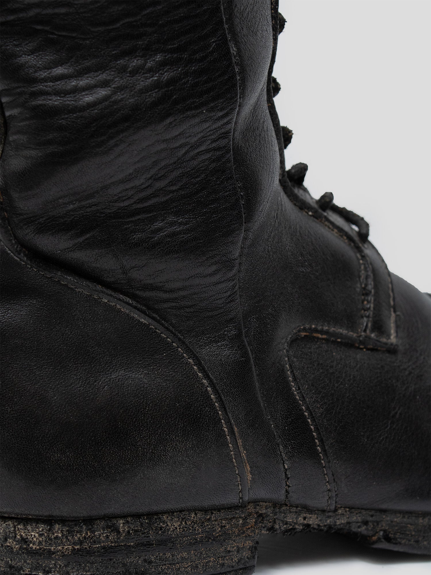 Leather Combat Boots