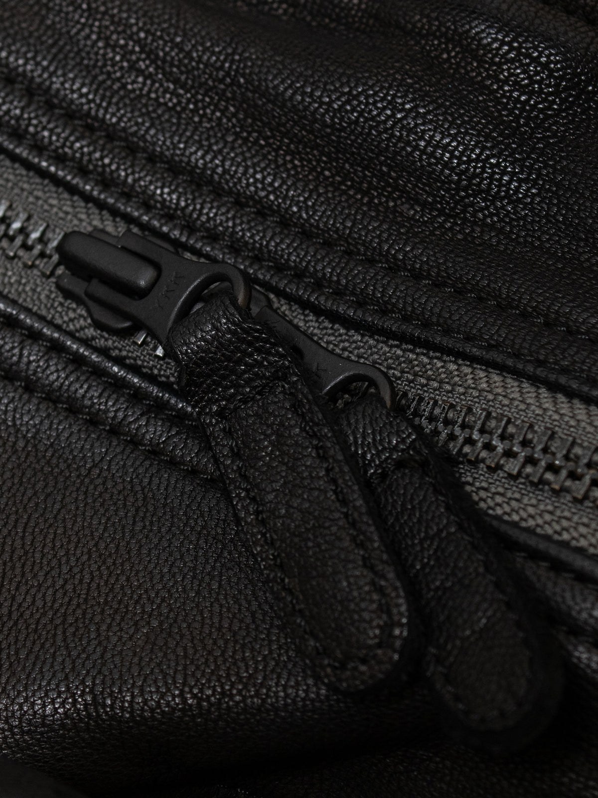 Object-Dyed Leather Shoulder Bag
