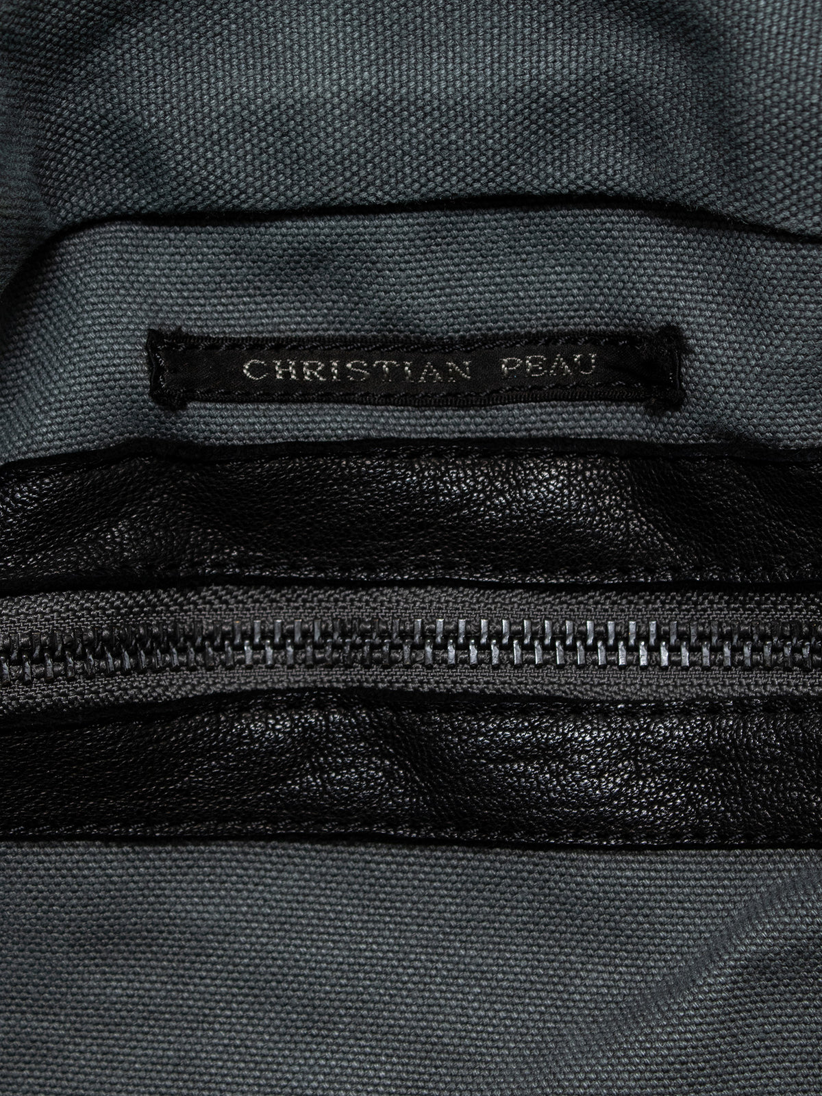 Object-Dyed Leather Shoulder Bag