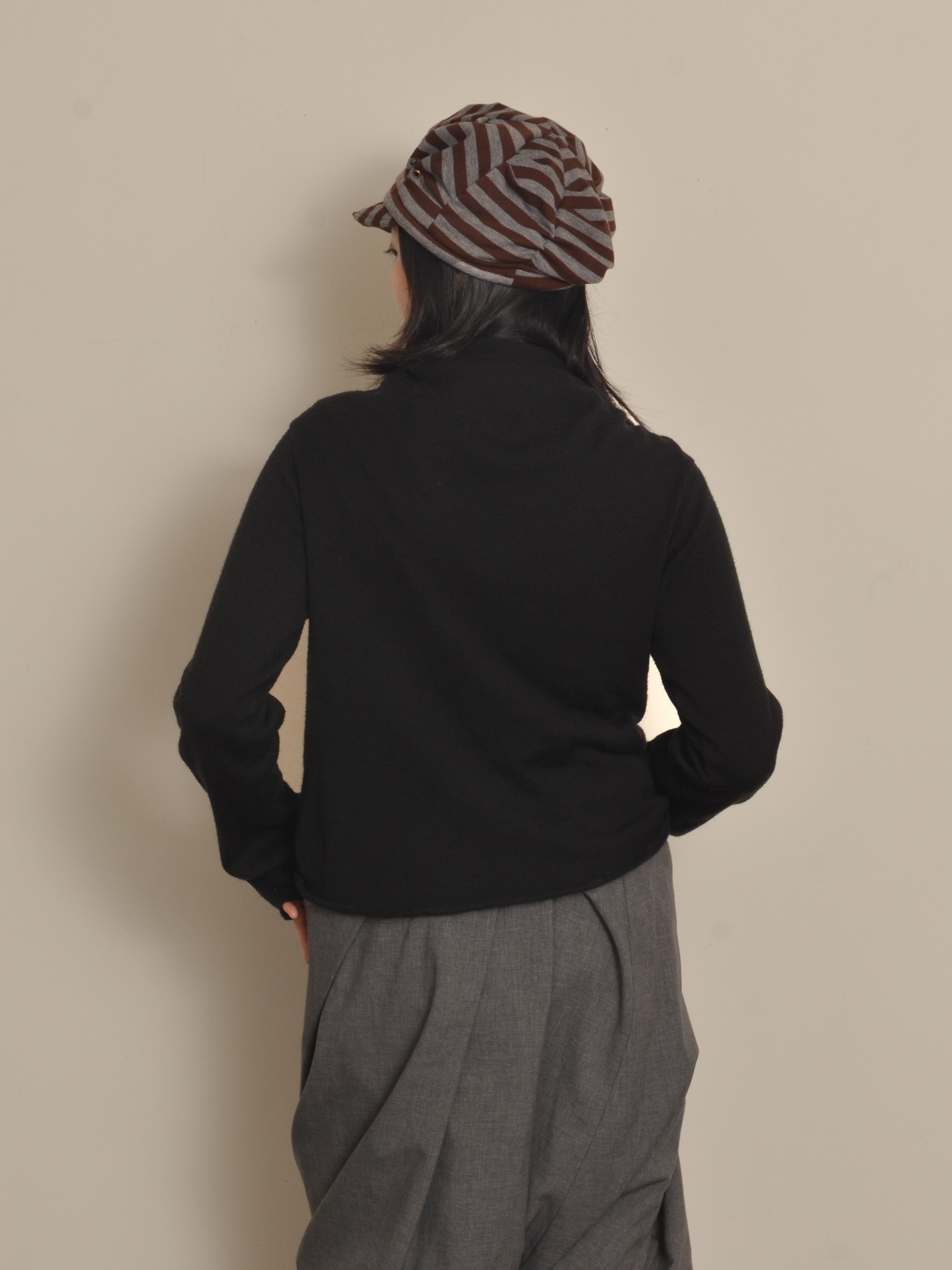 AW94 Tricot Tied Collar Cardigan