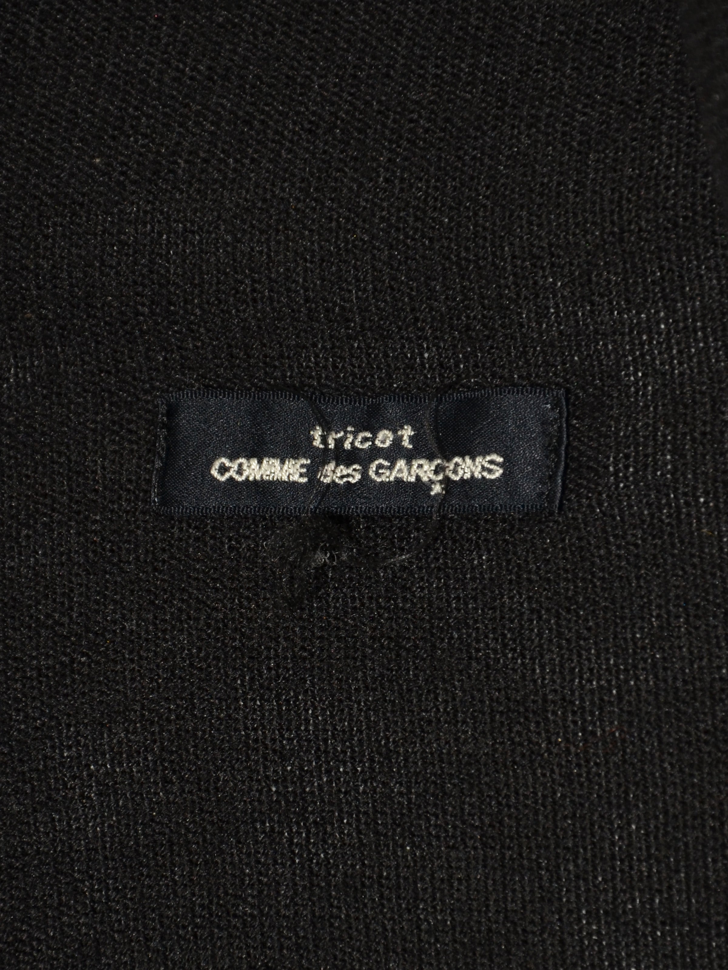 AW94 Tricot Tied Collar Cardigan