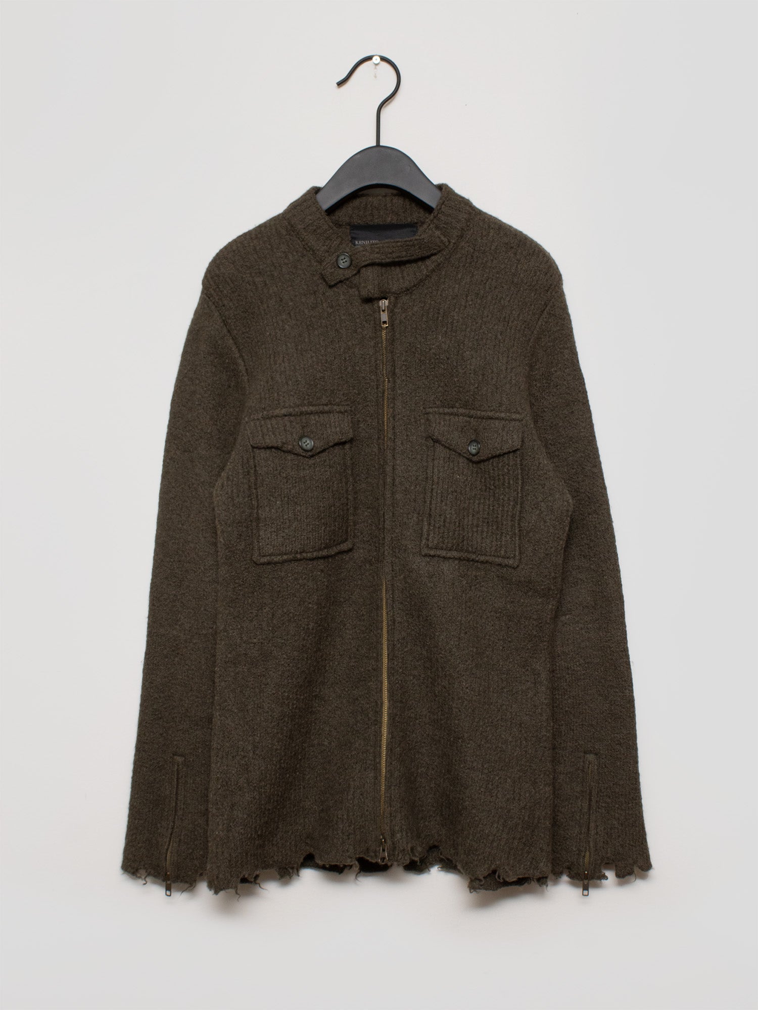 Kenji Ito Distressed Zip-up Jacket