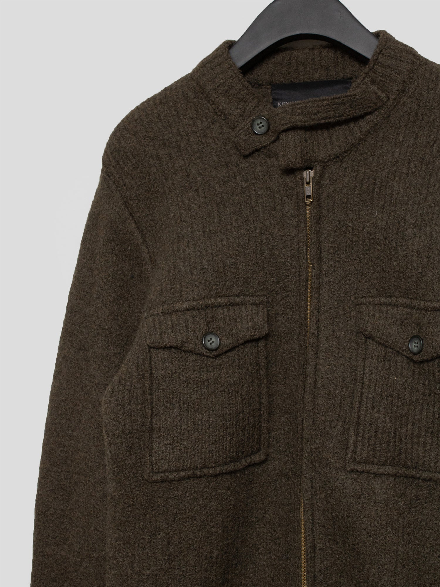 Kenji Ito Distressed Zip-up Jacket