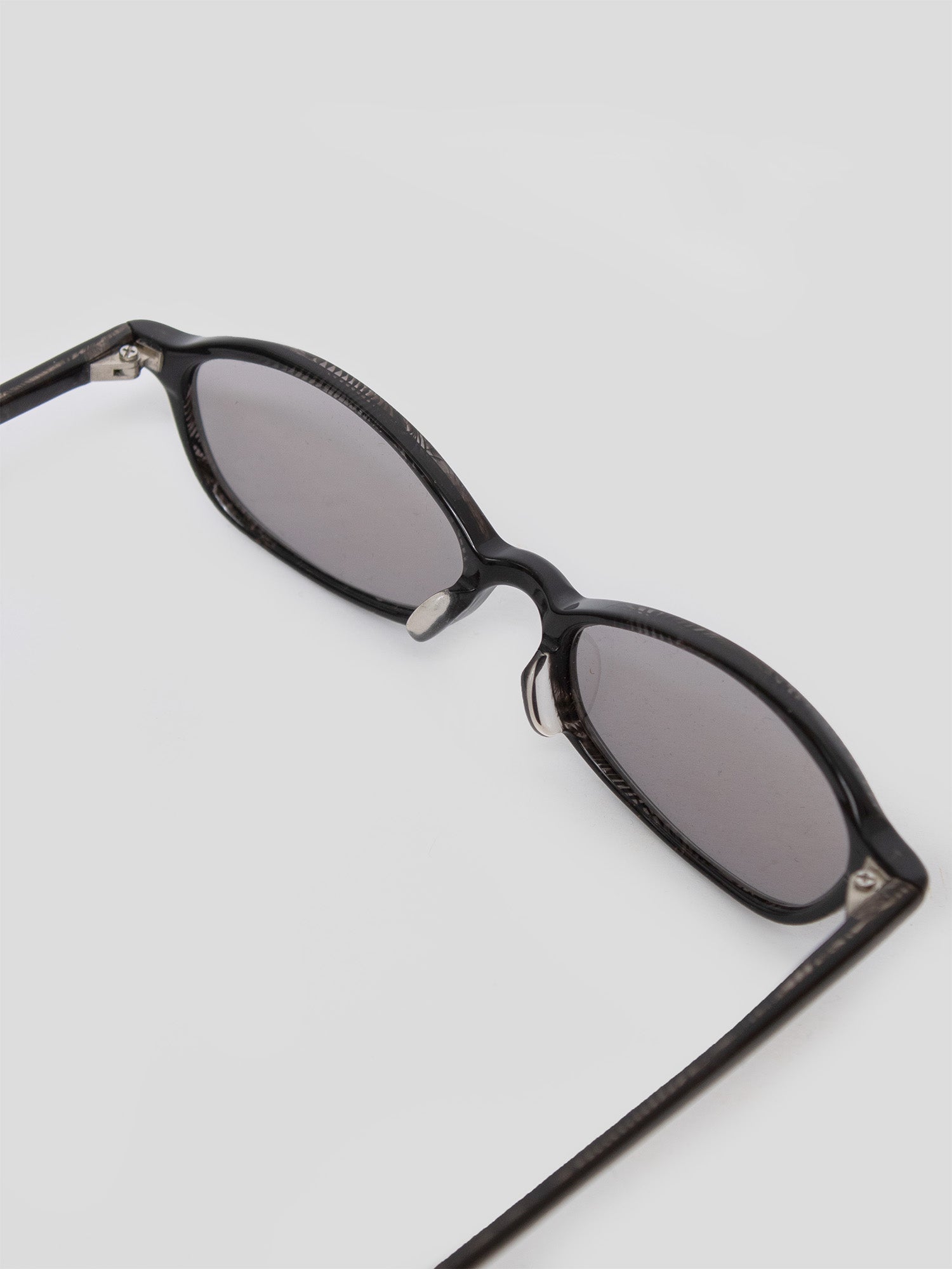 Marbled Acetate Oval Sunglasses