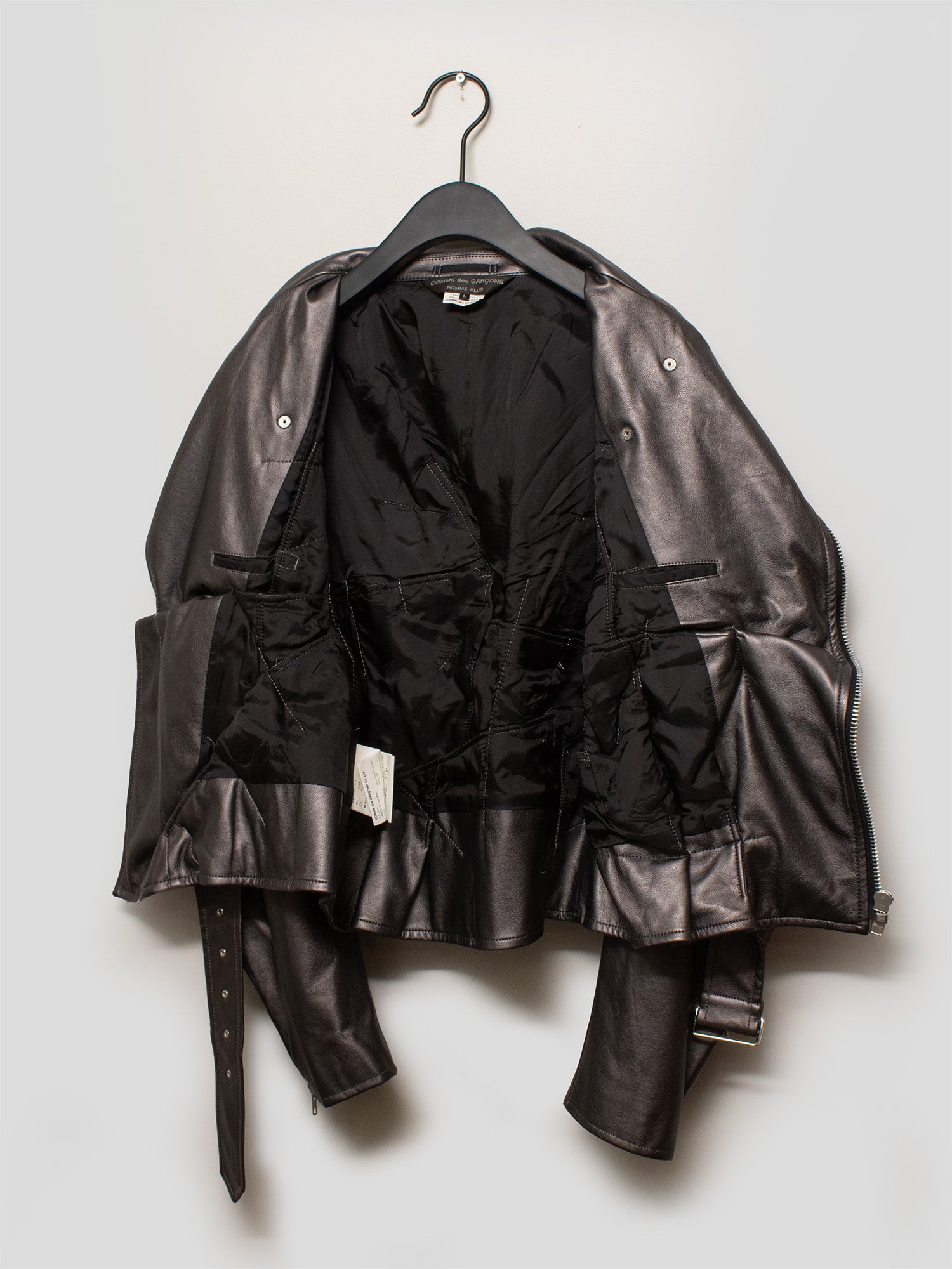 Homme Plus SS21 Deformed Biker Jacket