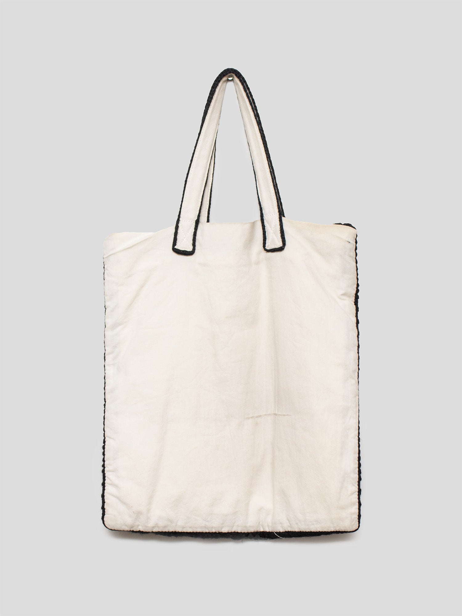 Tricot Cable-Knit Tote Bag