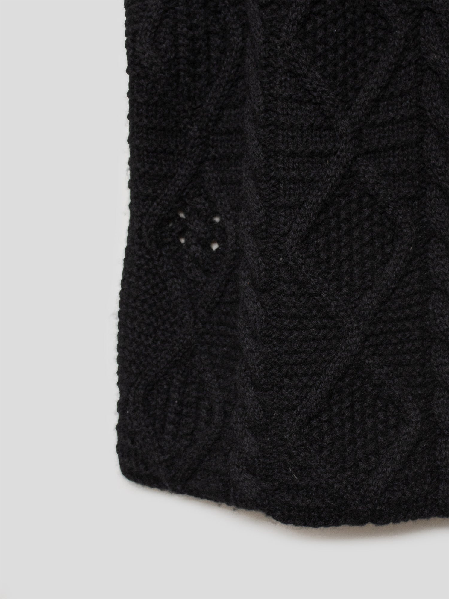 Tricot Cable-Knit Tote Bag