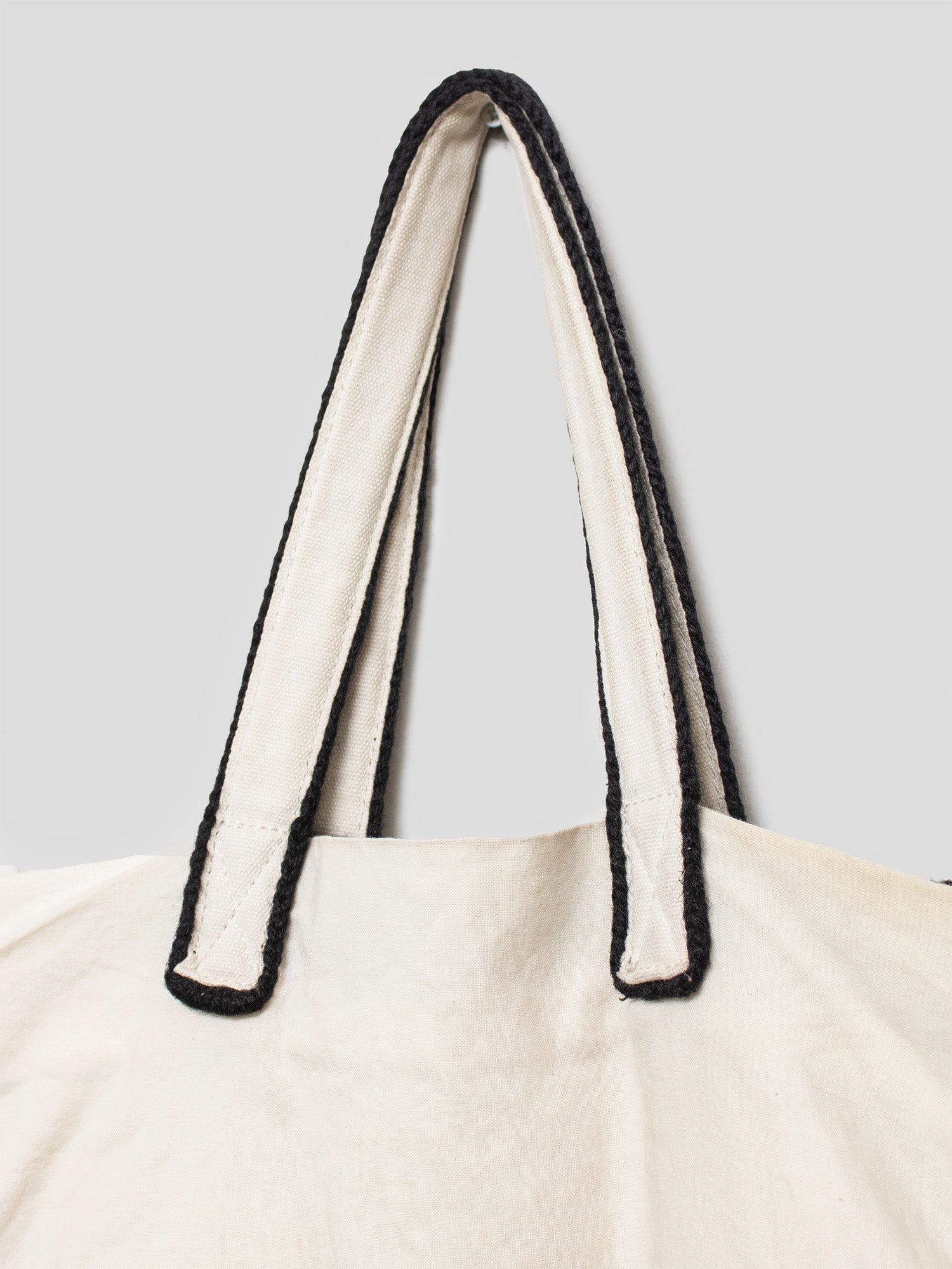 Tricot Cable-Knit Tote Bag