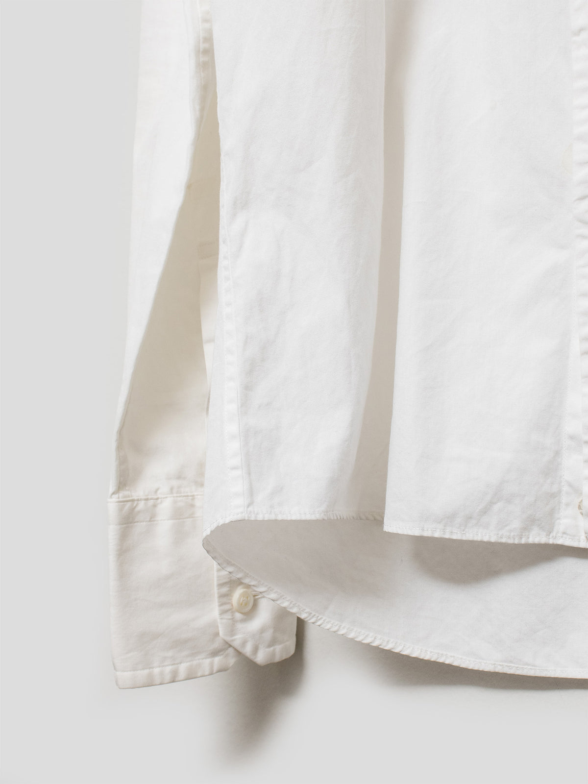 2000s Floral Eyelet Button-Up Shirt