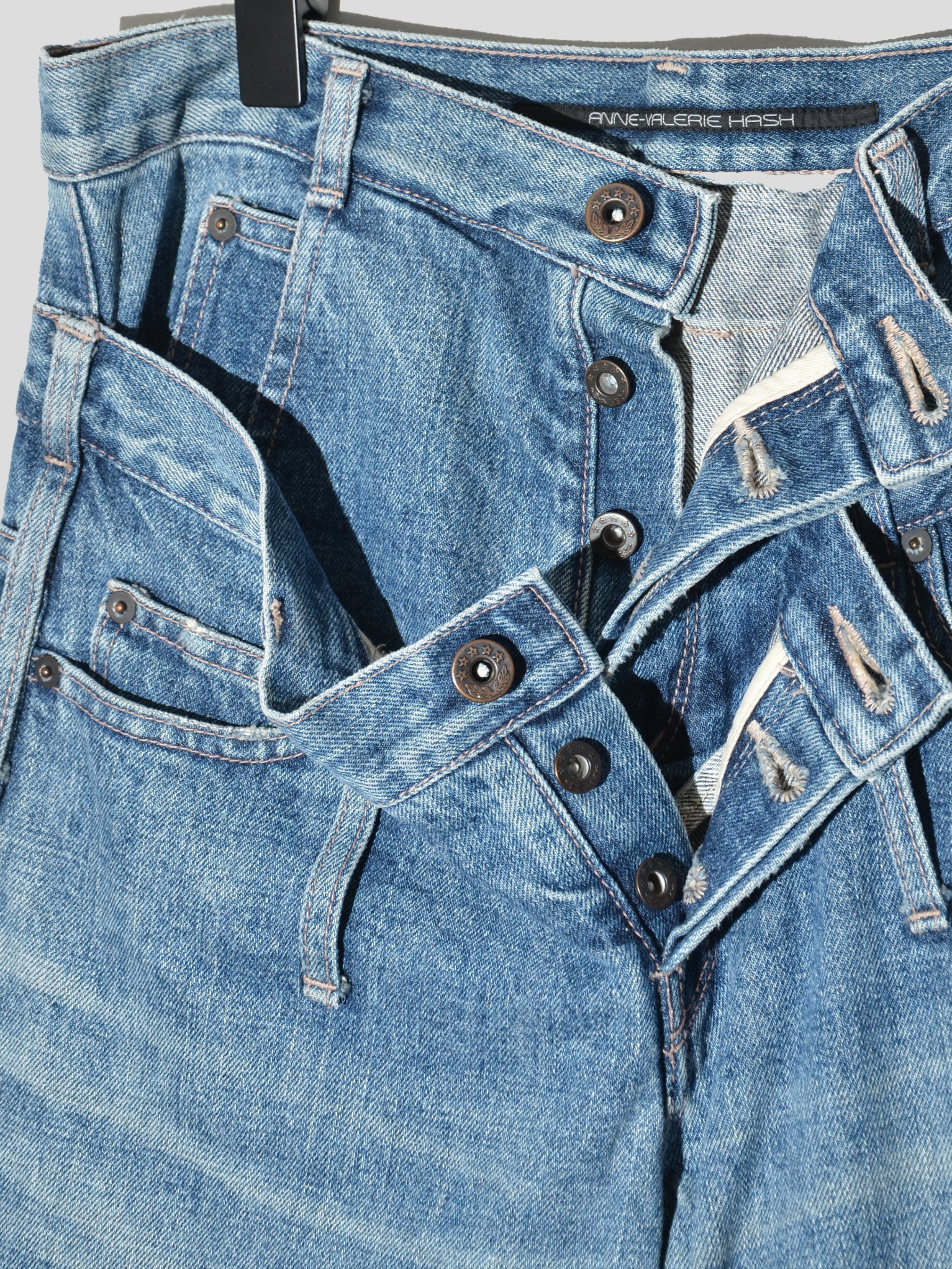 2000s Double-waist Jeans
