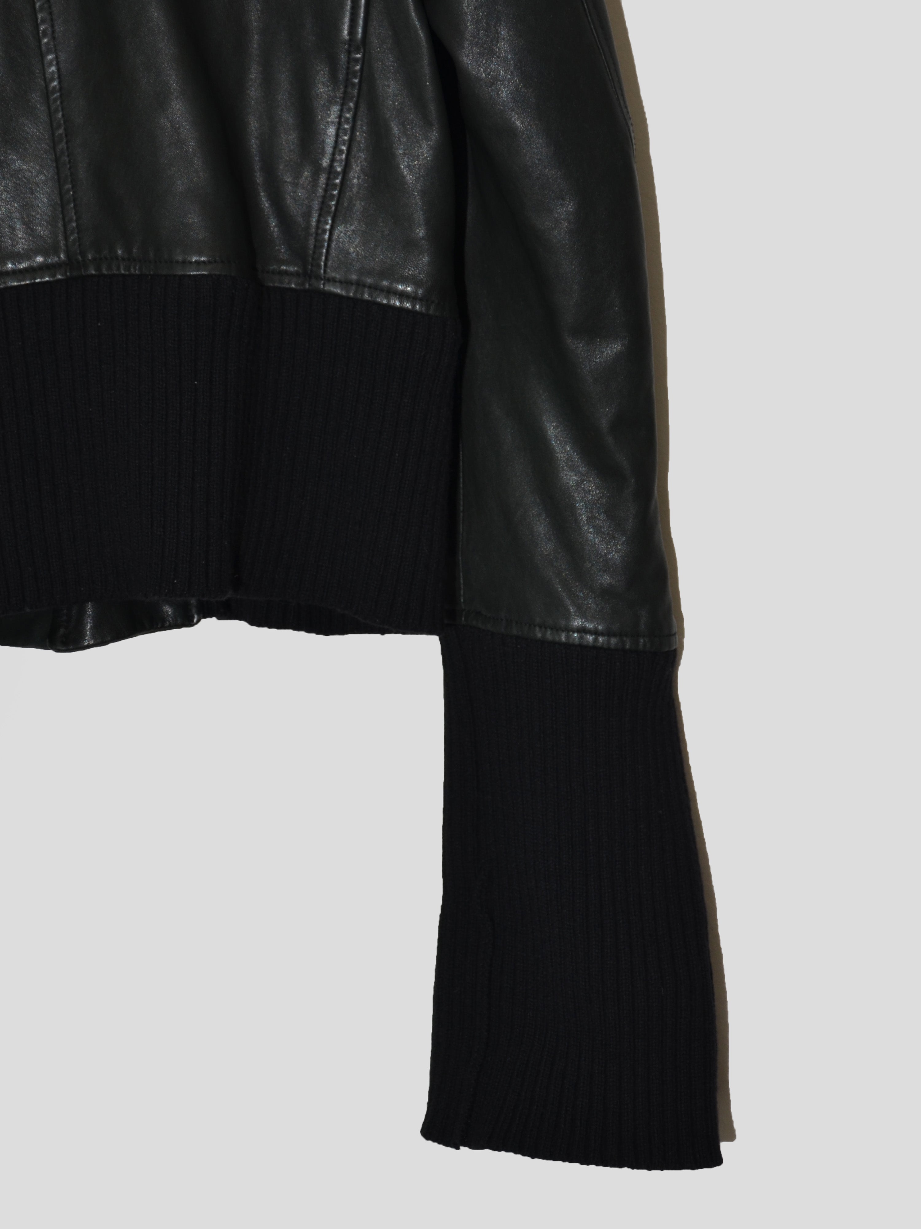 Ann Demeulemeester AW06 Leather Rider Jacket | COMMUNE