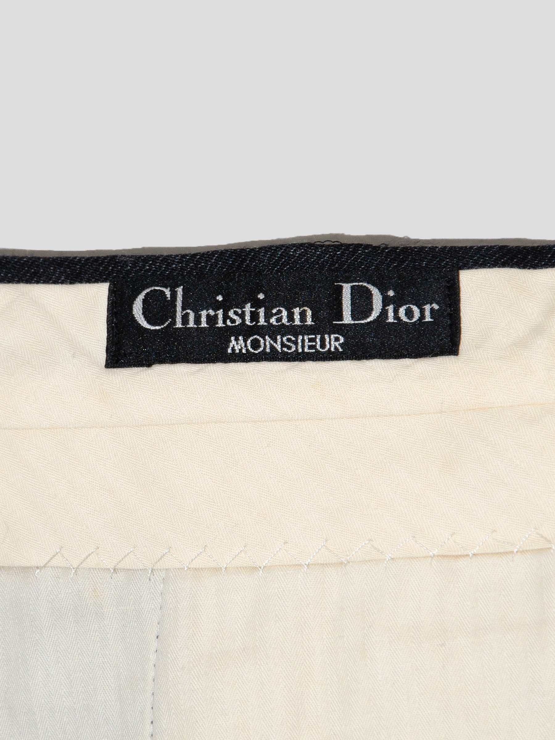 Distressed Wool Trousers