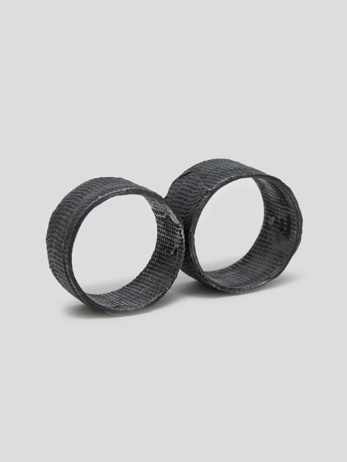 x Uma Wang Silver Bandage Ring Set