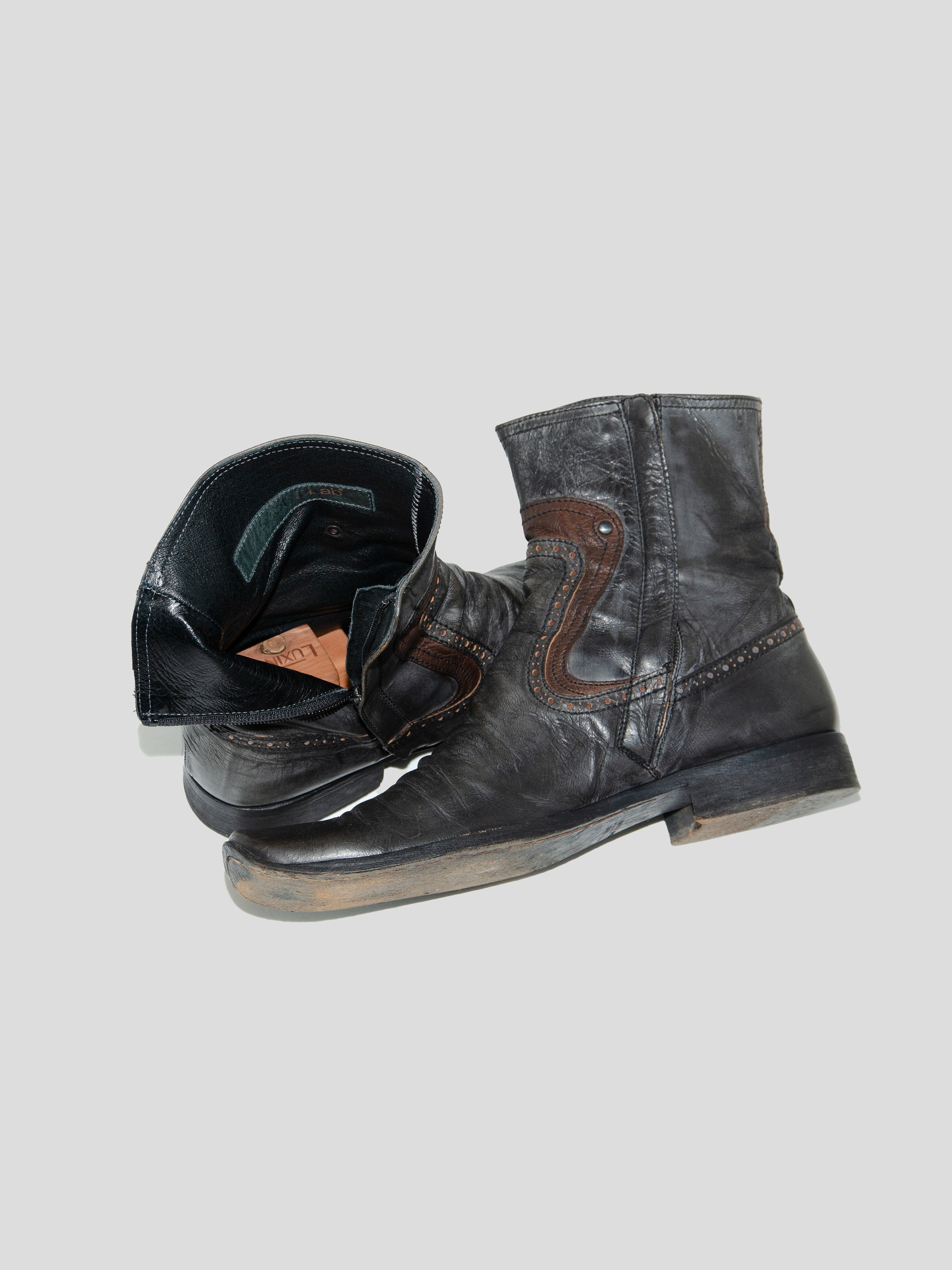 2000s Concave-toe Western Boots