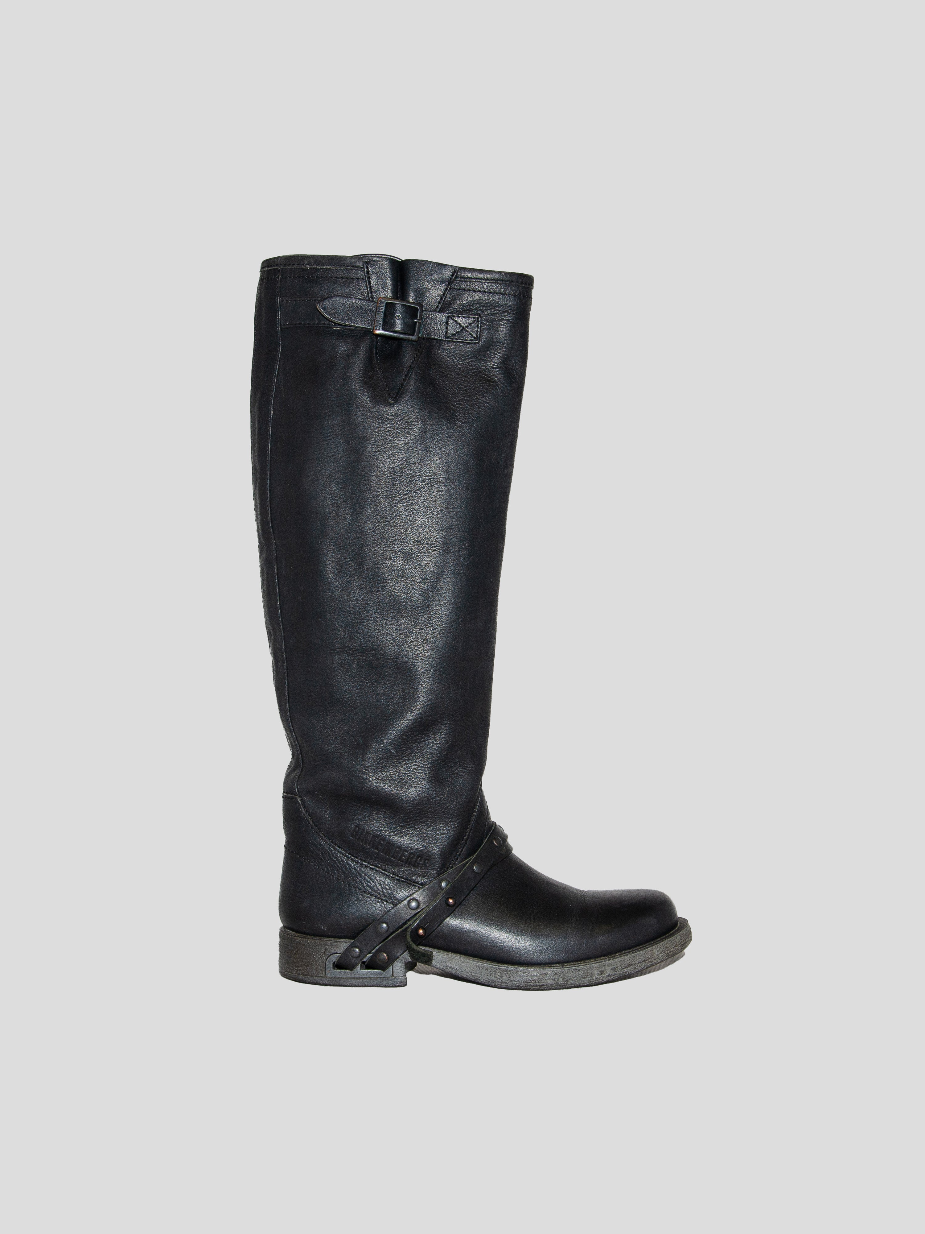 Strapped Riding Boots