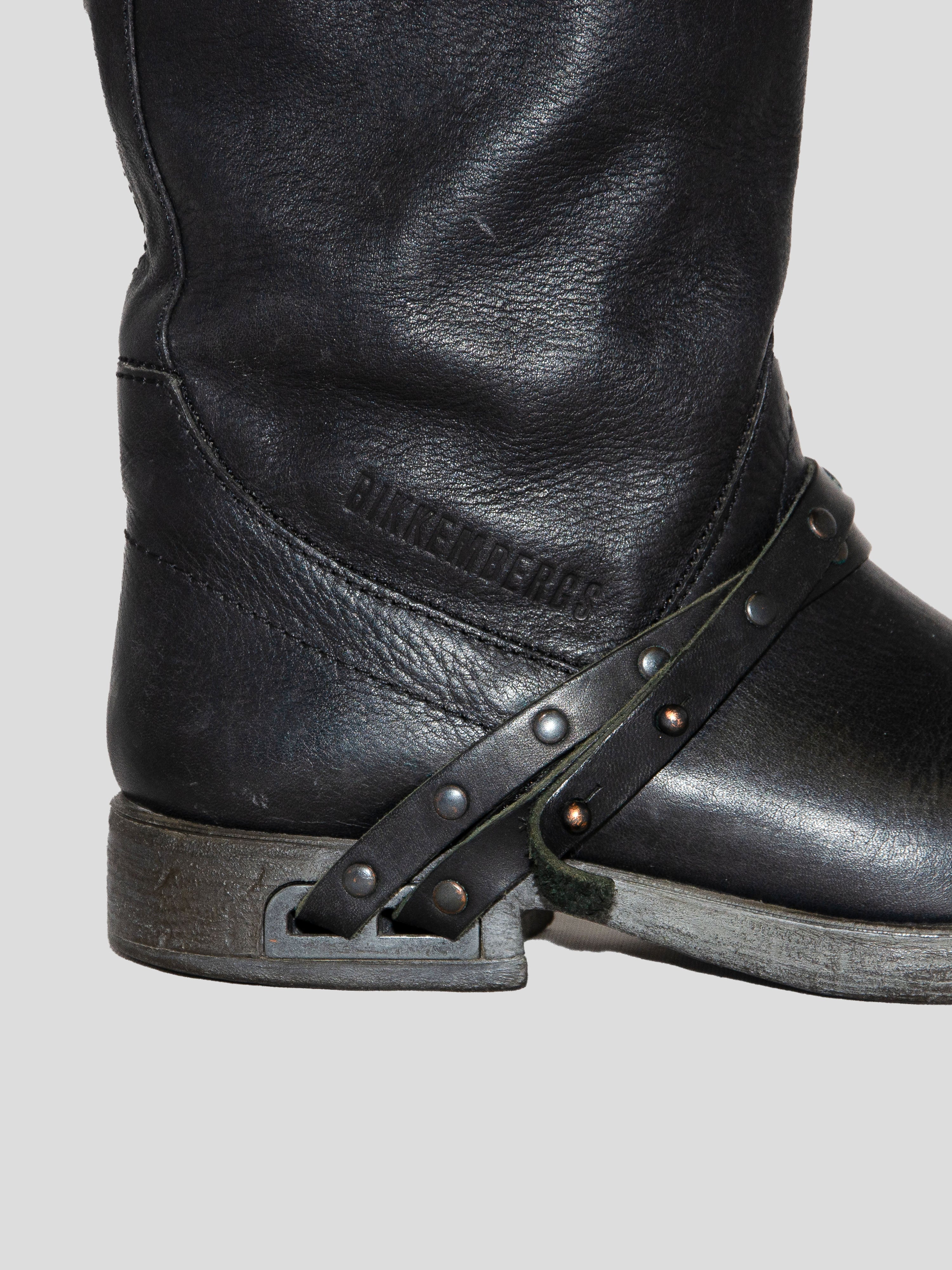 Strapped Riding Boots