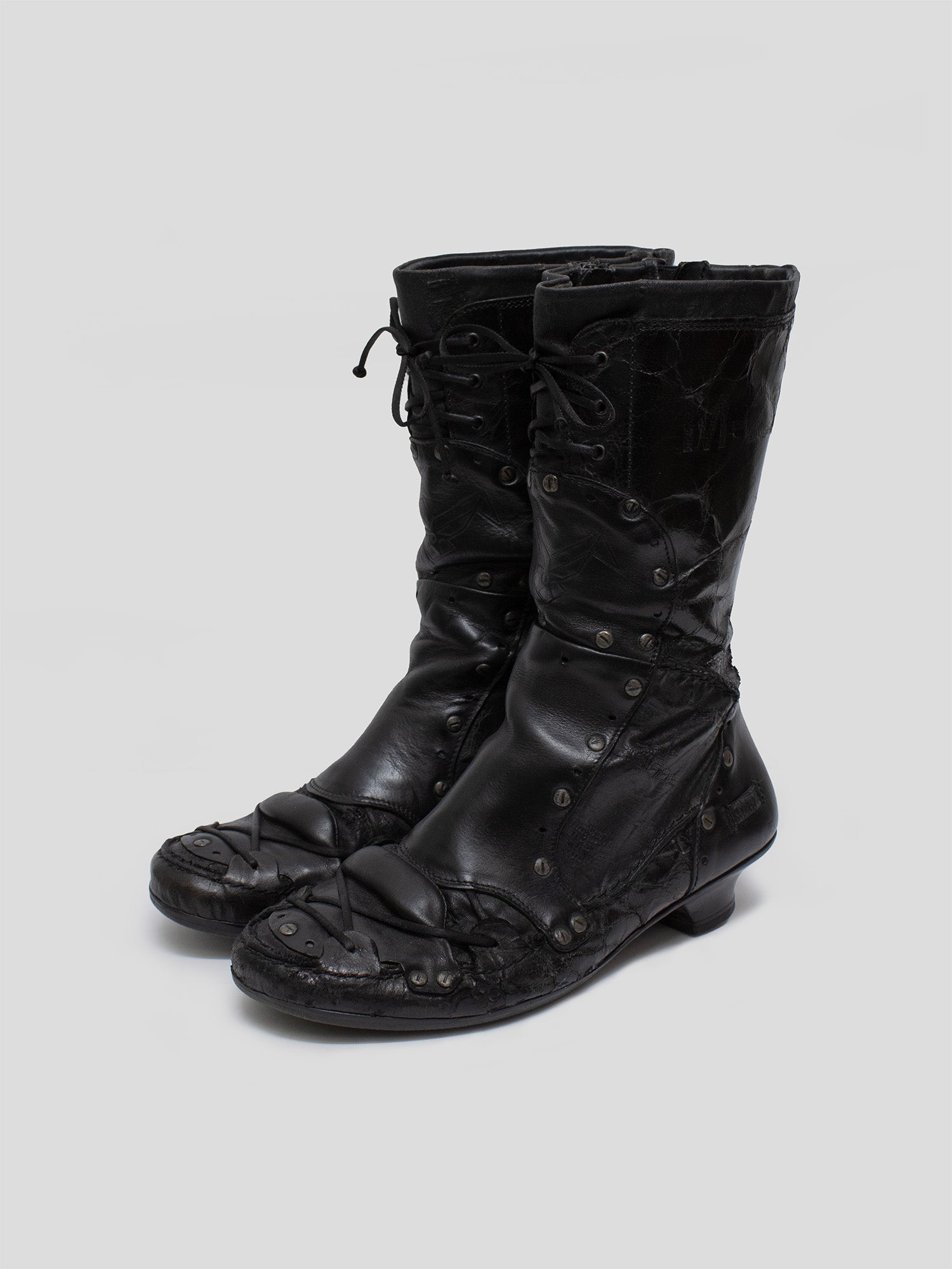 Riveted Leather Boots