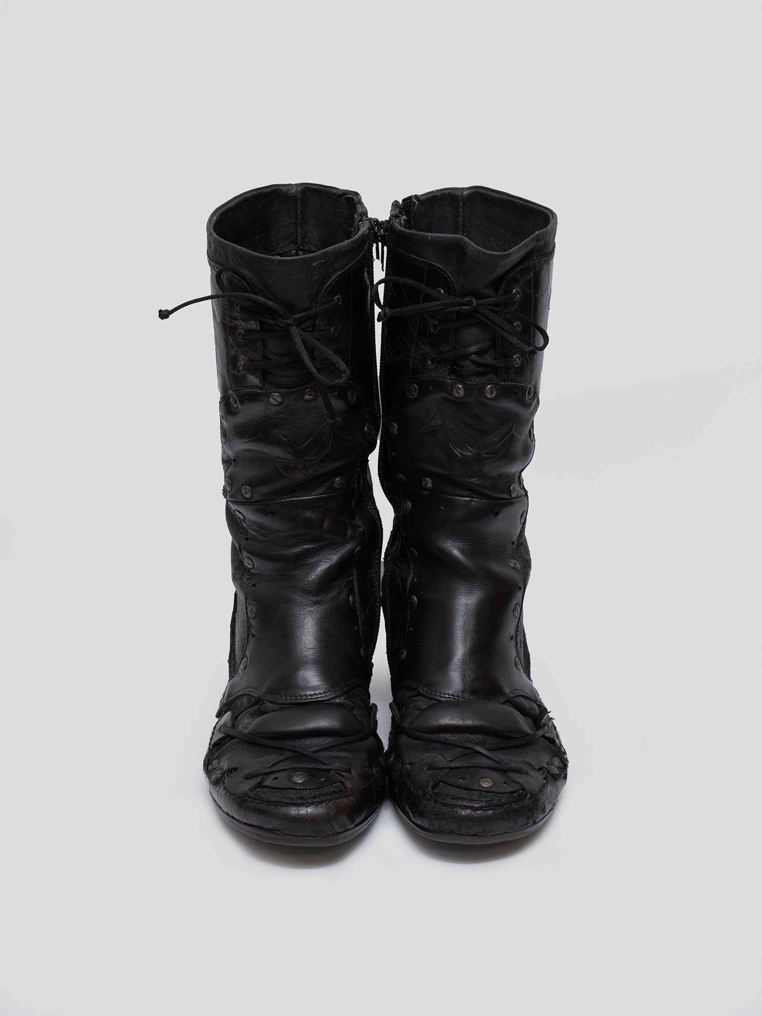 Riveted Leather Boots