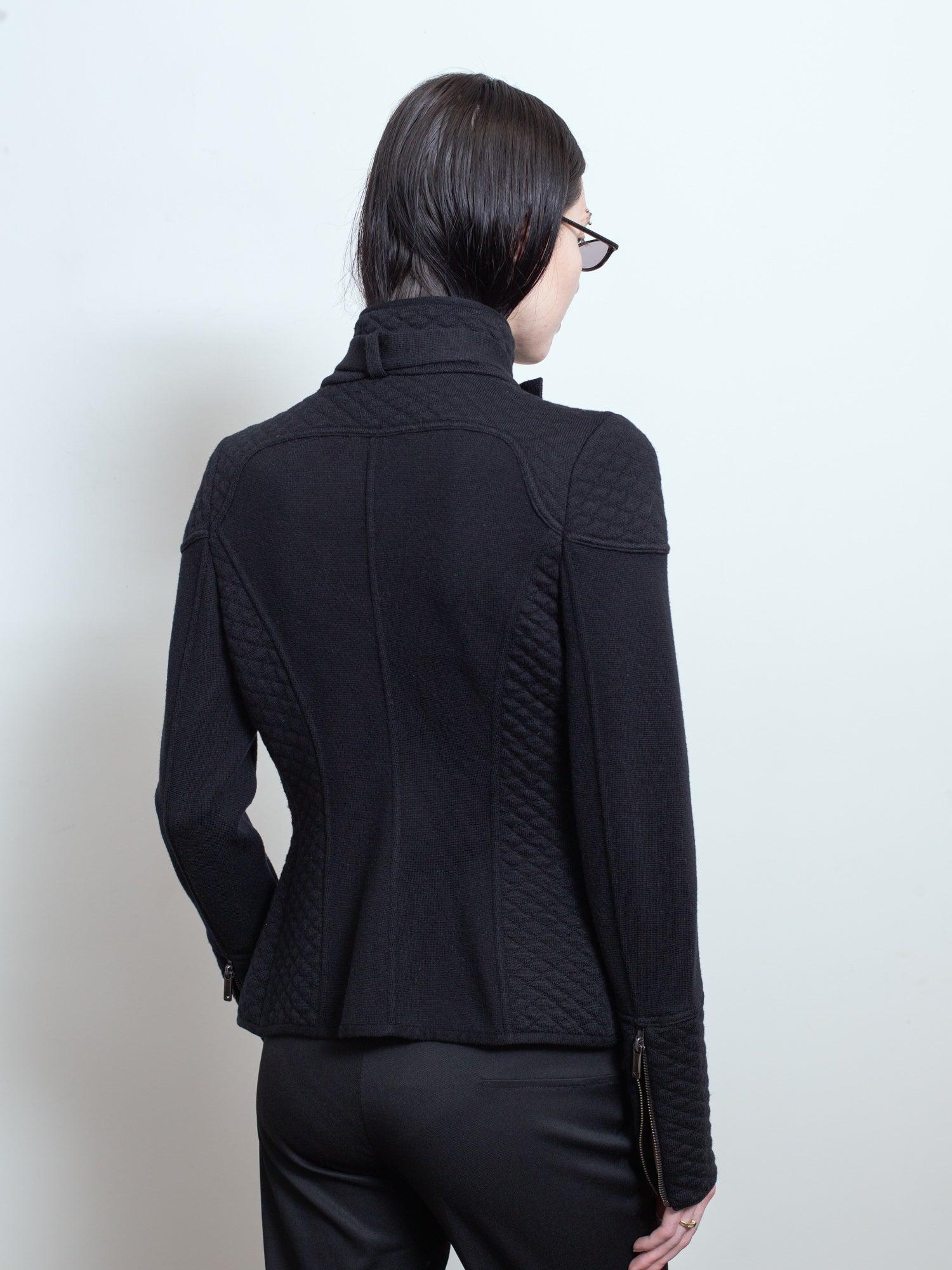 2000s Knitted Rider Jacket