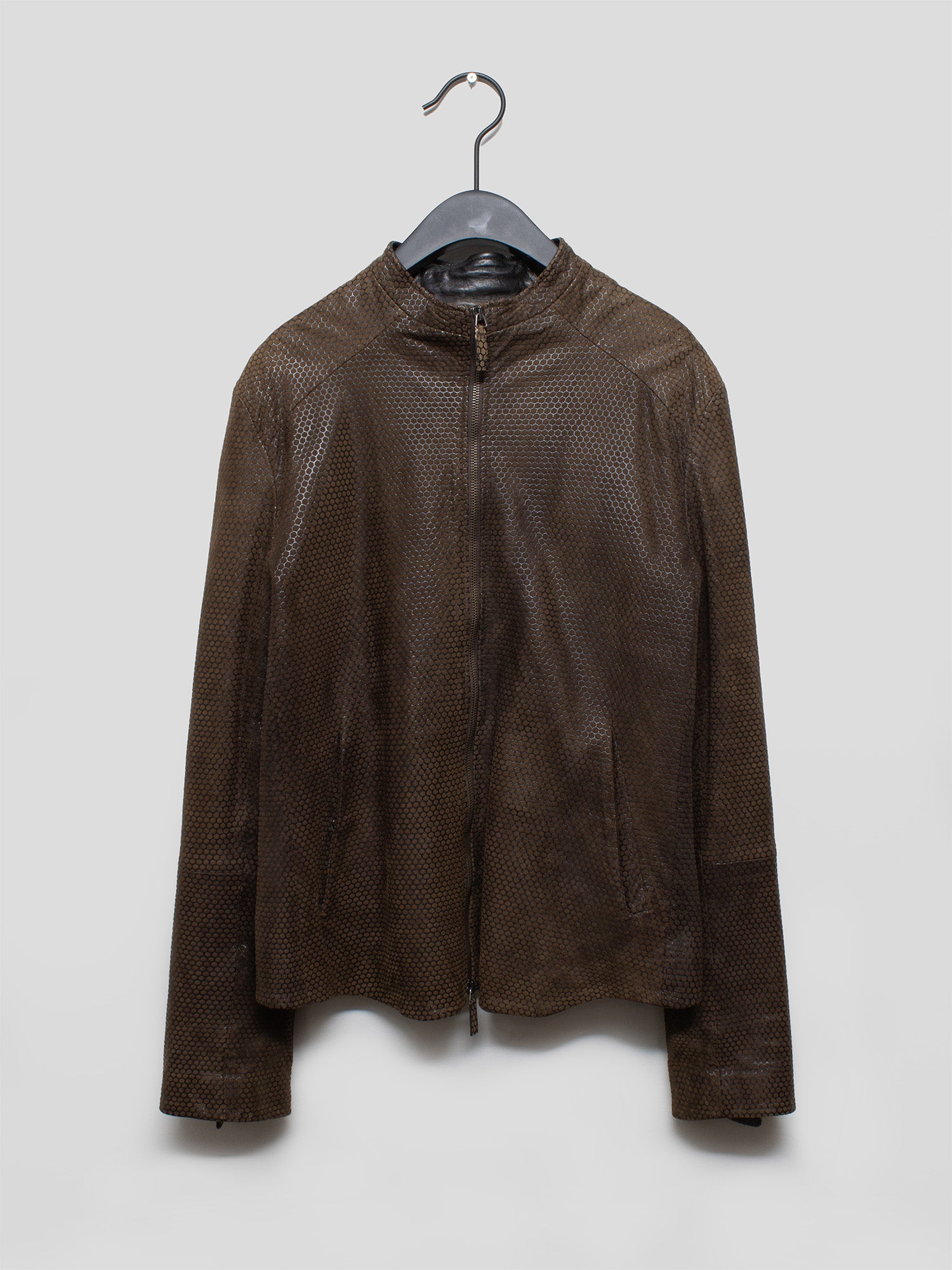 SS10 "Reptile Skin" Leather Jacket
