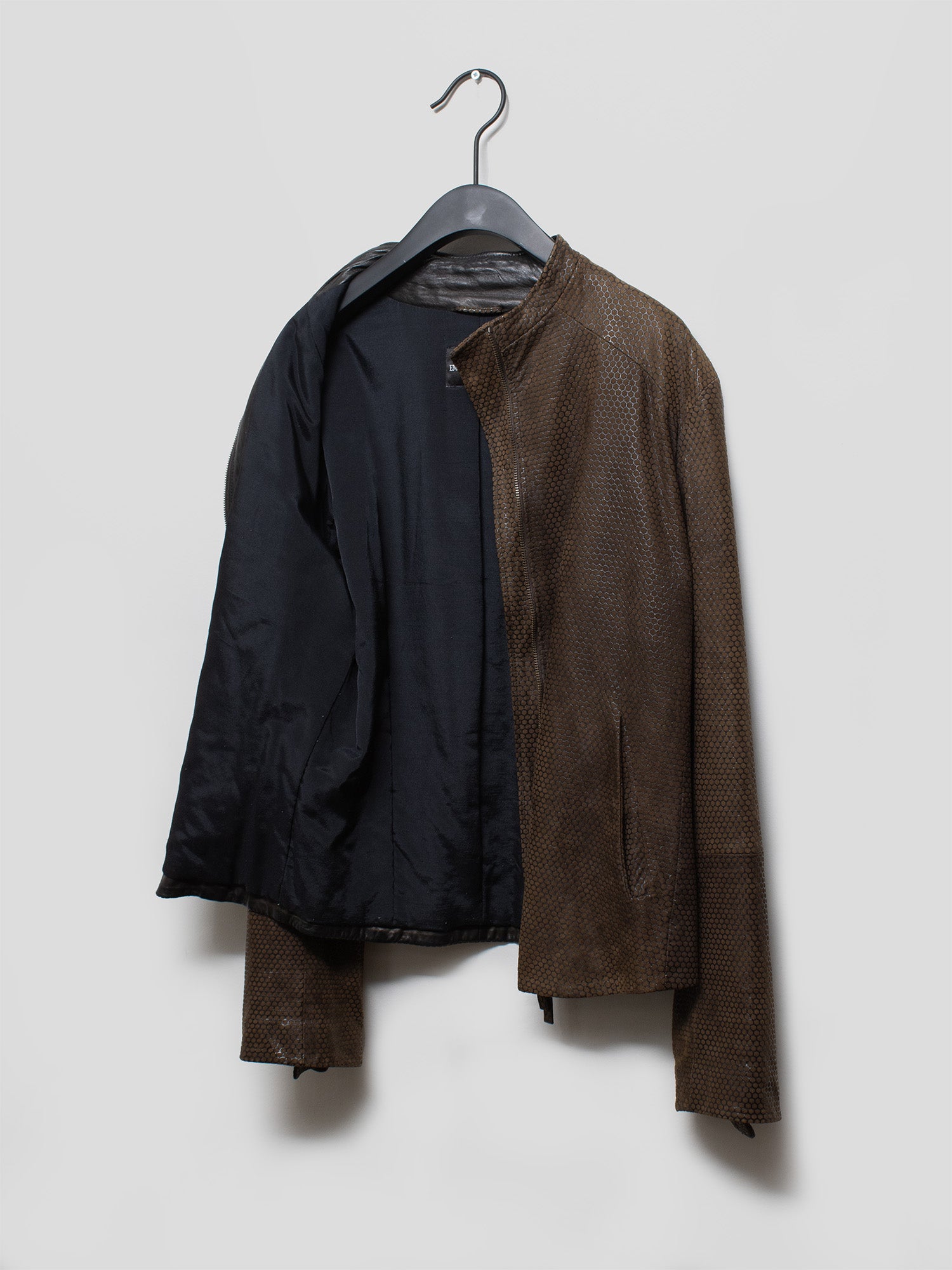 SS10 "Reptile Skin" Leather Jacket