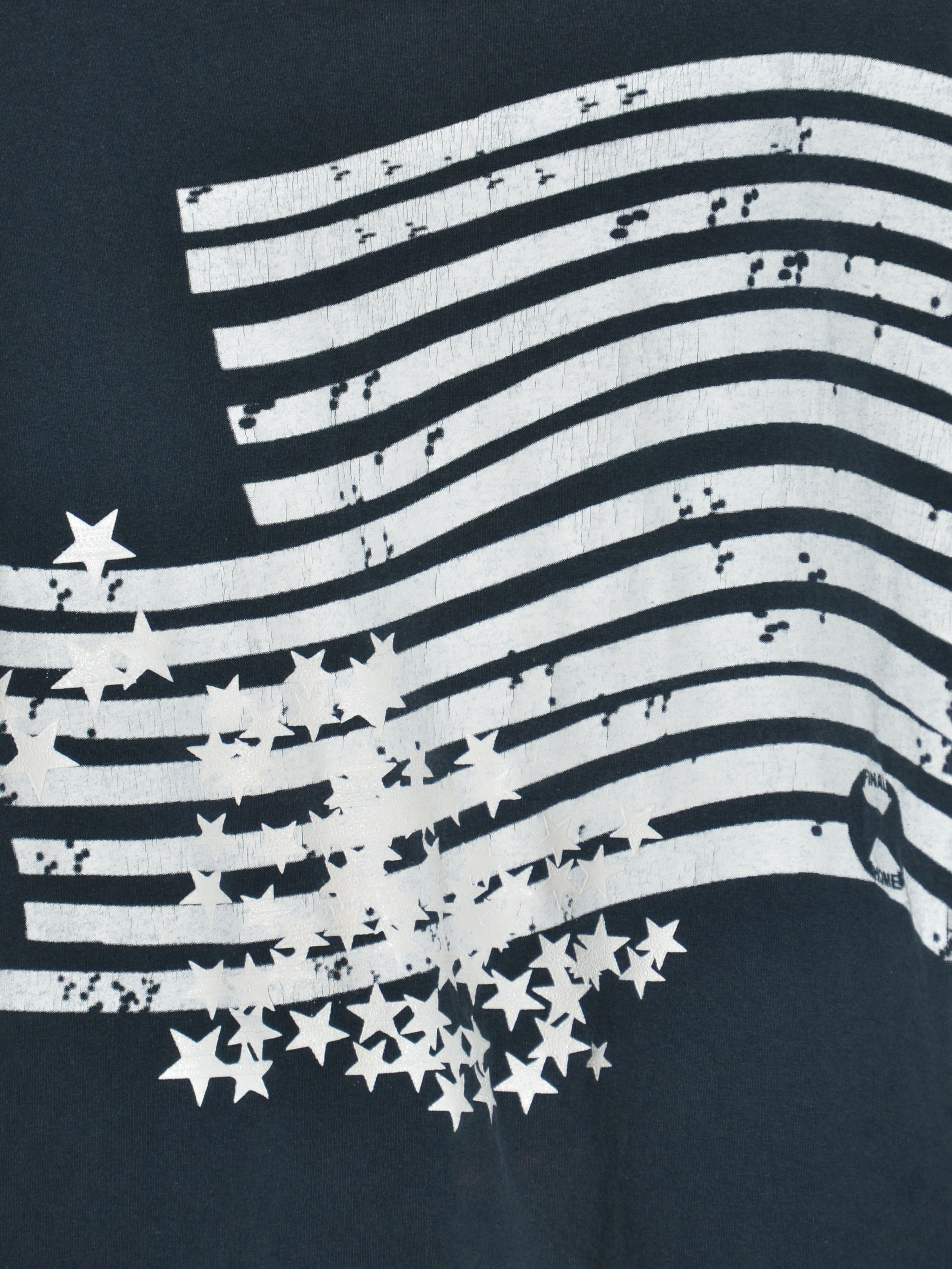 2000s American Flag Graphic T-shirt