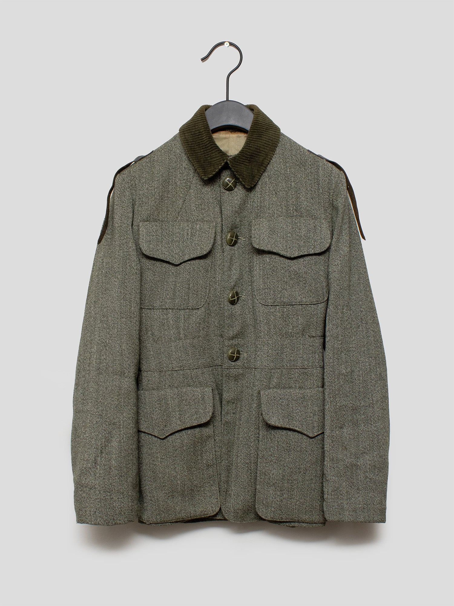 1990s Tweed Safari Jacket