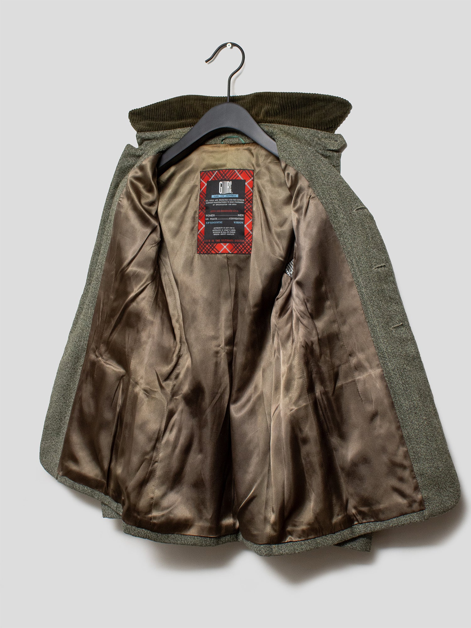 1990s Tweed Safari Jacket
