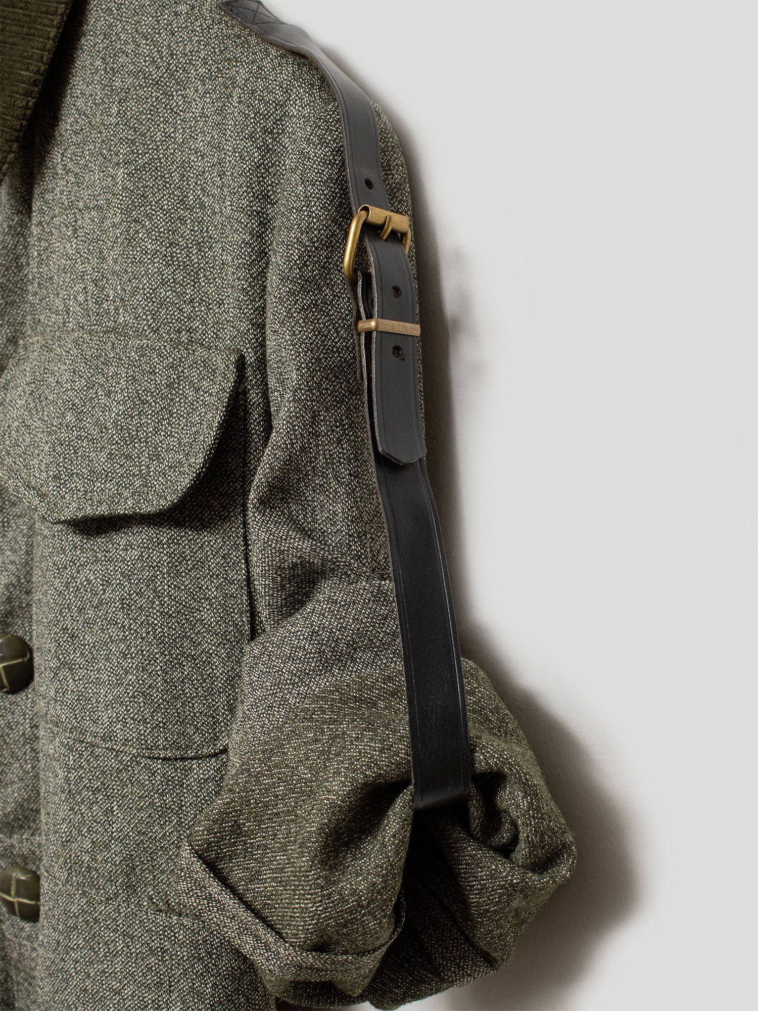 1990s Tweed Safari Jacket