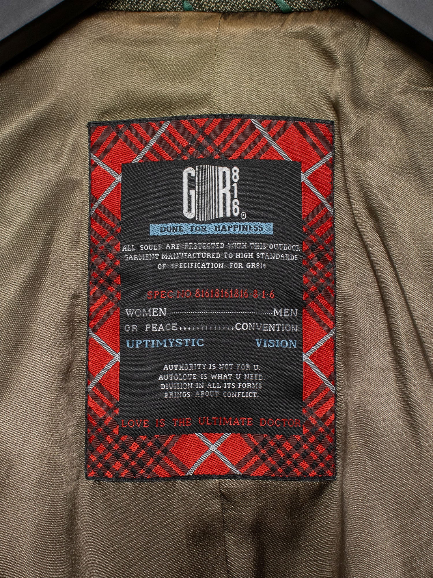 1990s Tweed Safari Jacket