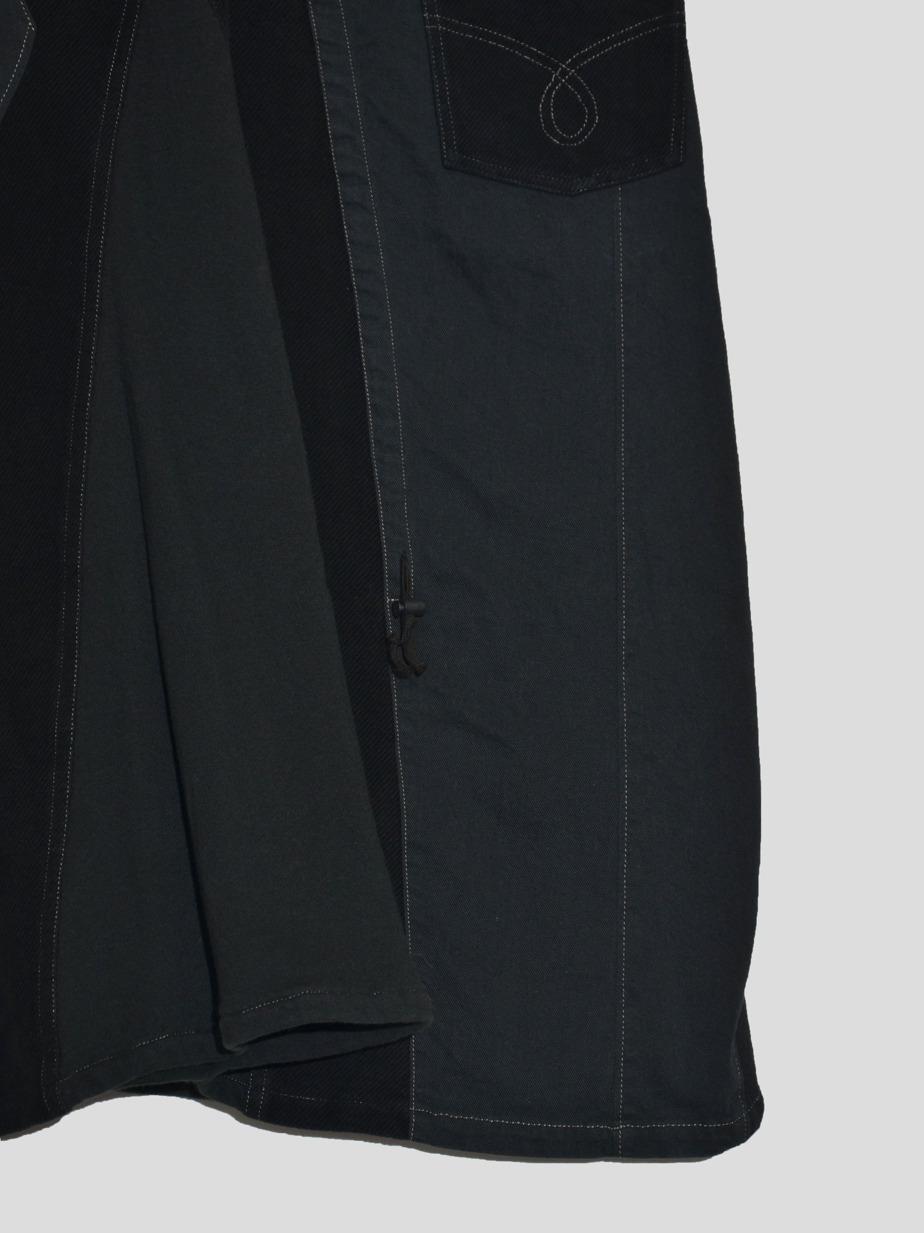 Reconstructed Garment-dyed Skirt