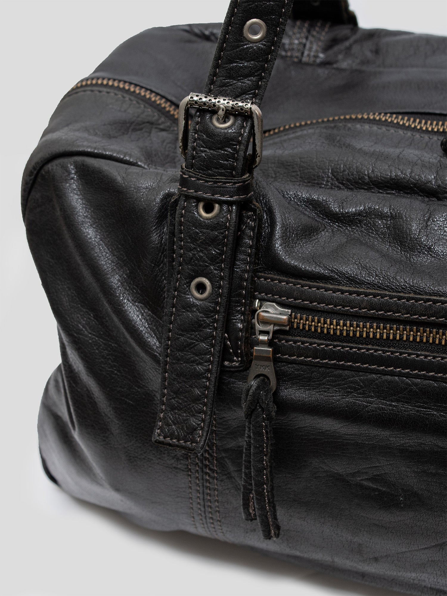 2000s Leather Duffle Bag